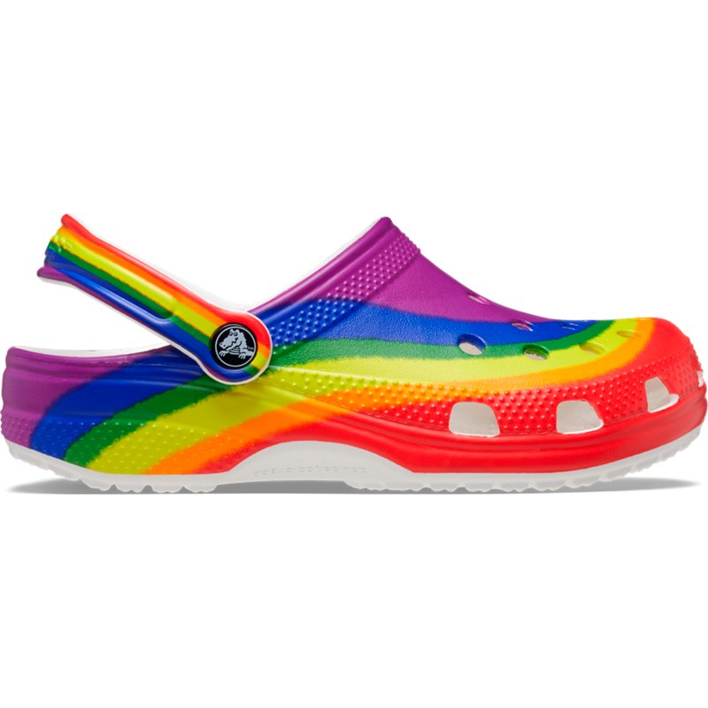 Crocs Adults' Classic Rainbow Dye Clogs, 04 / 06 - Crocs And Rubber Boots at Academy Sports