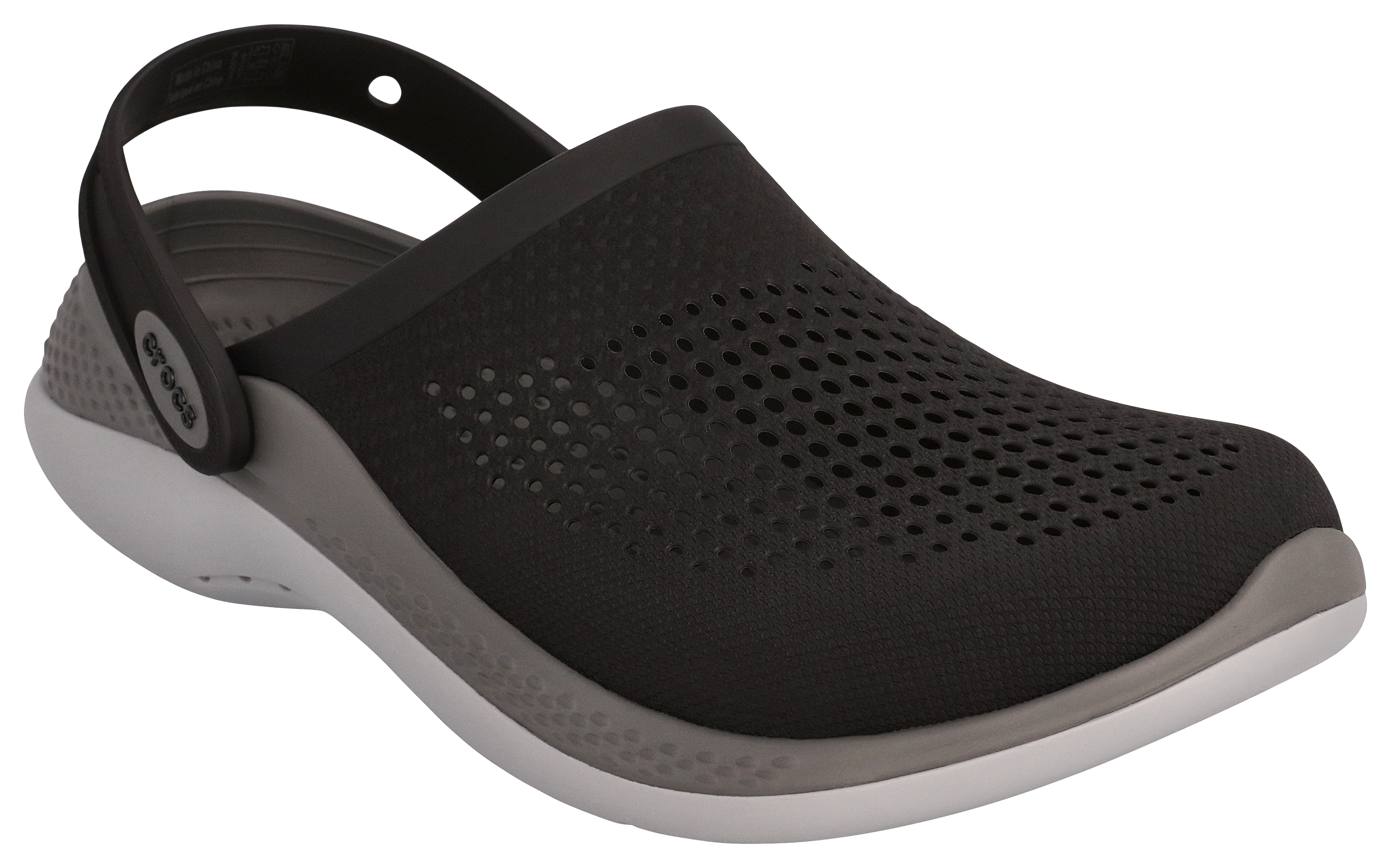 Crocs LiteRide 360 Clogs - Black/Slate Grey - 11M