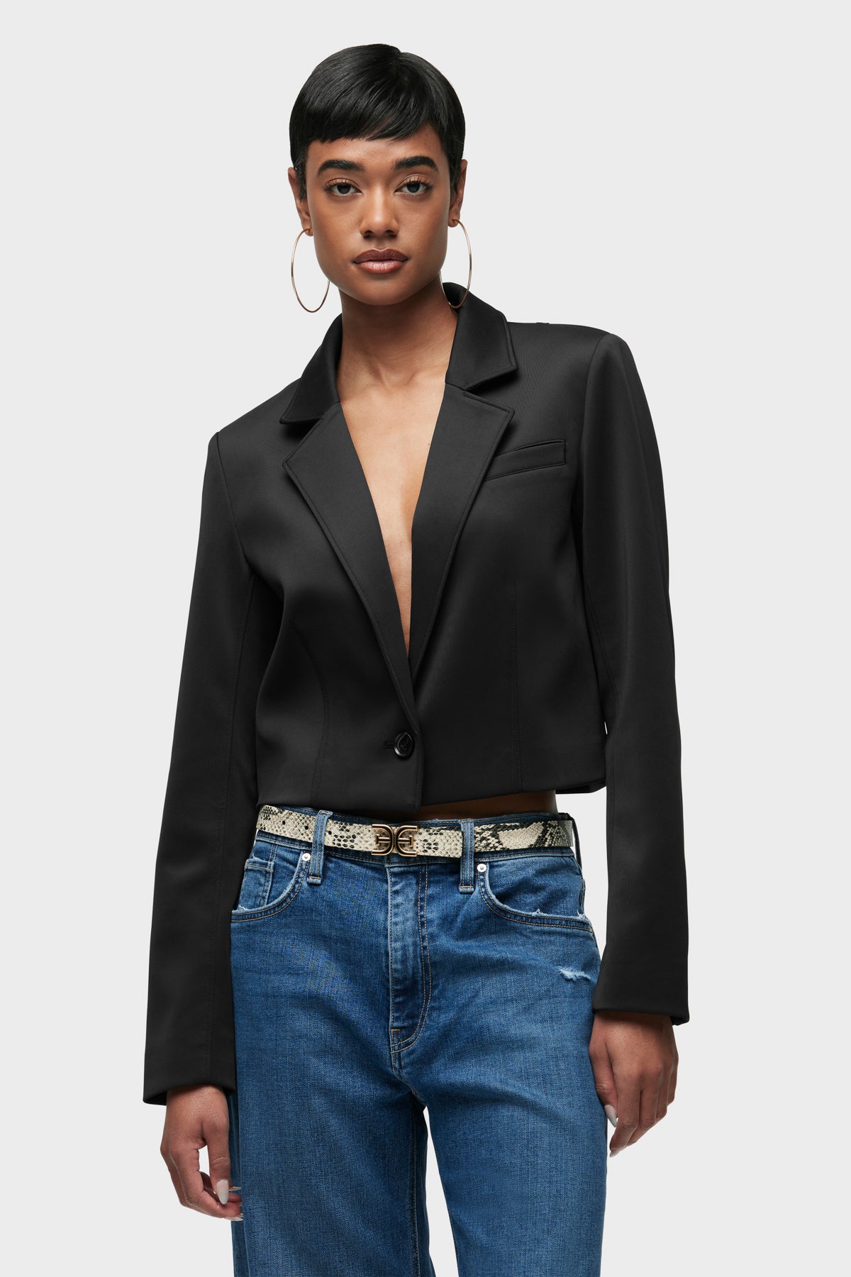 Cropped Blazer