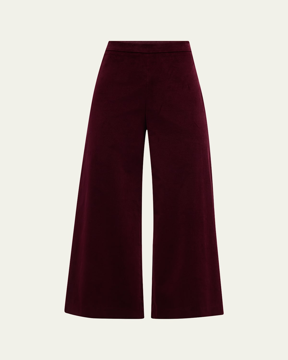 Cropped Velvet Pants