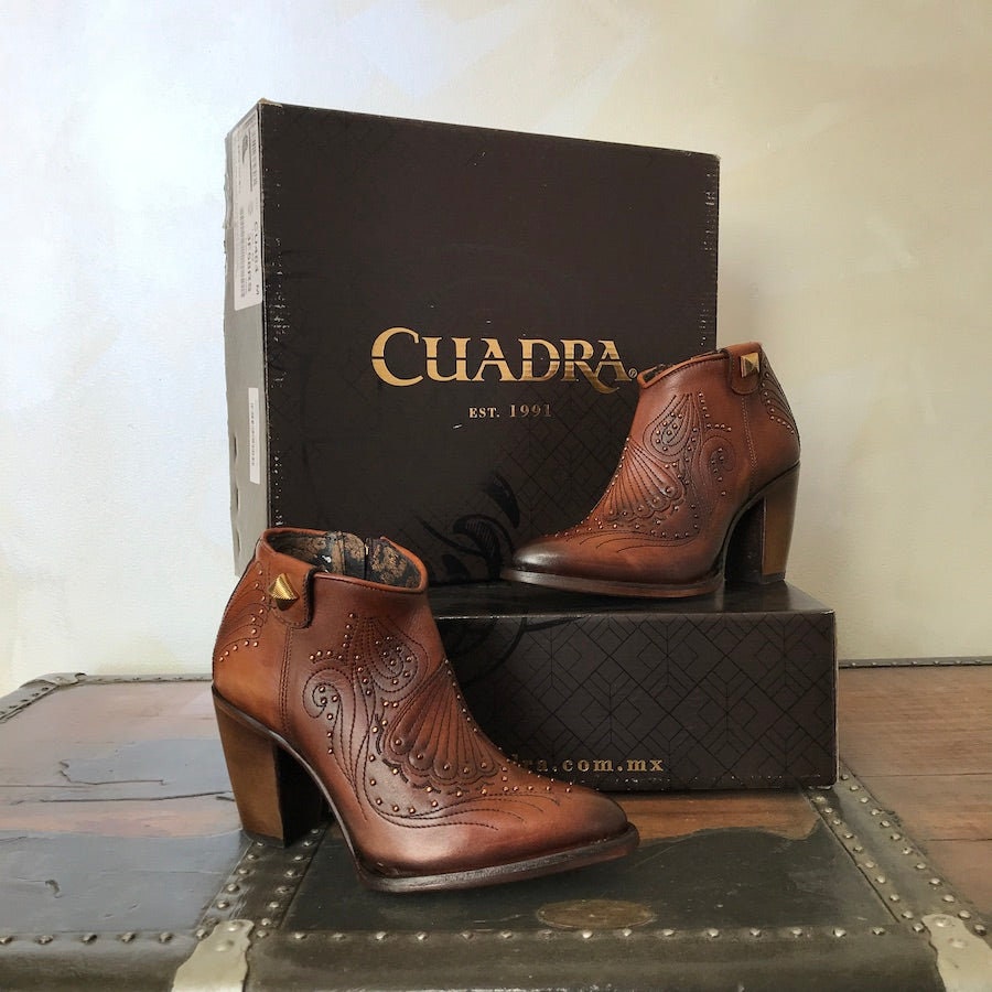 Cuadra Wmns Ankle Boots Satro Castano Chestnut Leather 3F58Rs