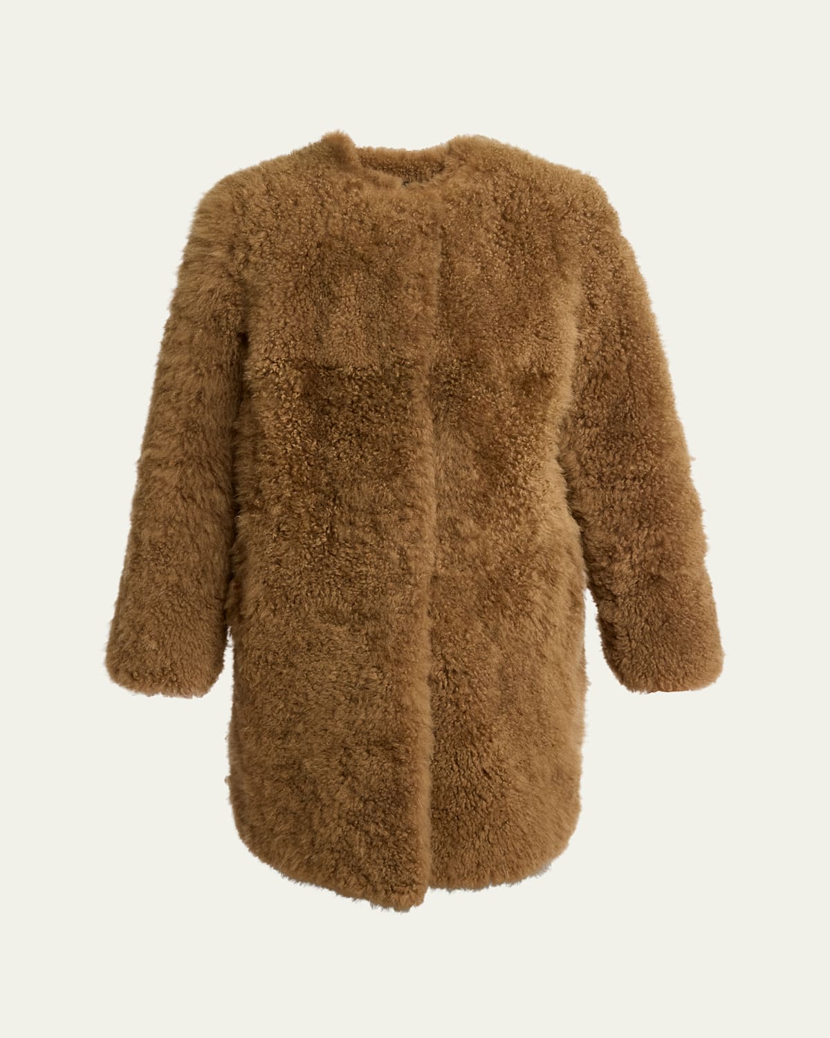 Curly Shearling Coat