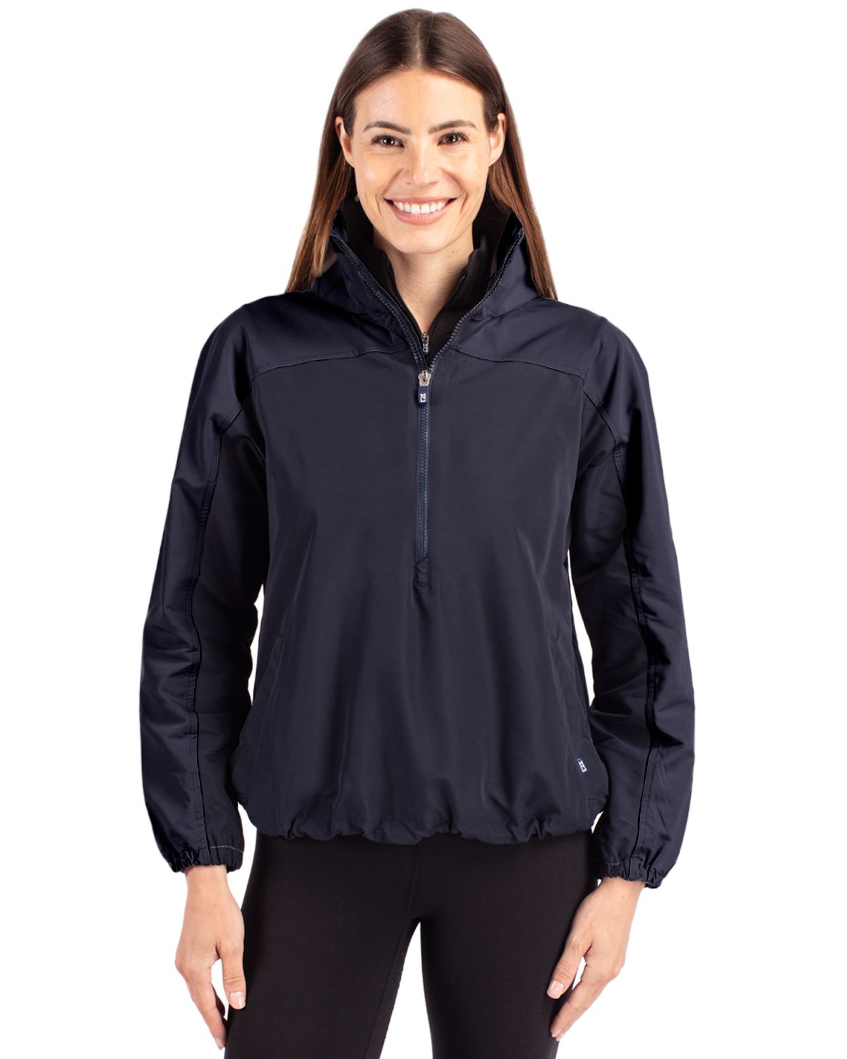 Cutter & Buck Charter Eco Recycled Womens Anorak Jacket - Navy blue