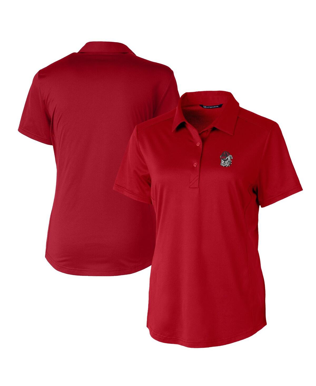 Cutter & Buck Women's Red Georgia Bulldogs Prospect Textured Stretch Polo Top - Red