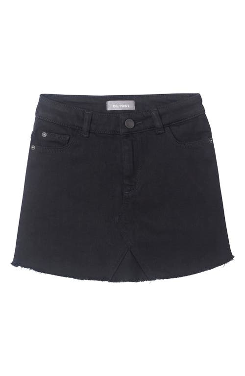 DL1961 Cutoff Black Denim Skirt in Jet Set at Nordstrom, Size 7