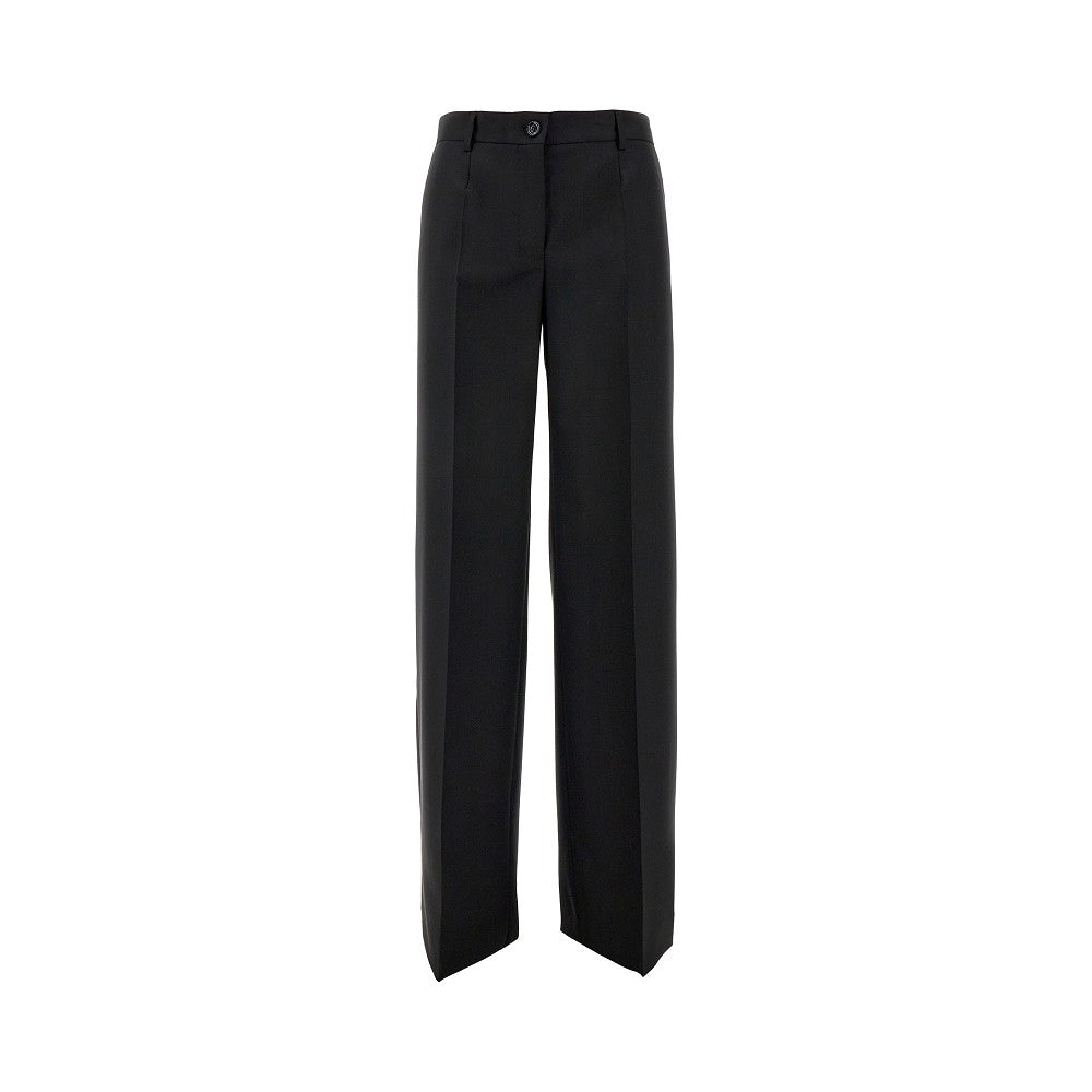 DOLCE & GABBANA Straight leg tailored wool pants Woman 44