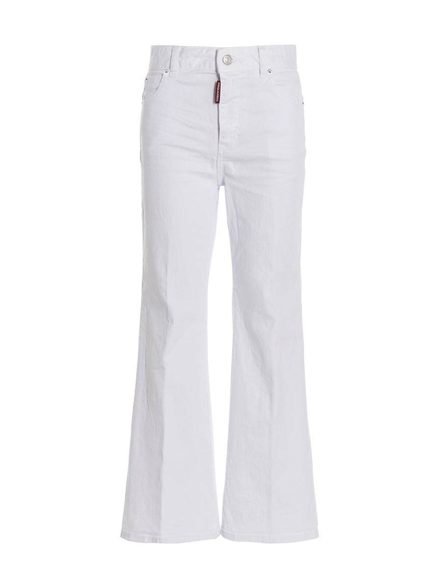 DSQUARED2 'Super Flared Cropped' Jeans