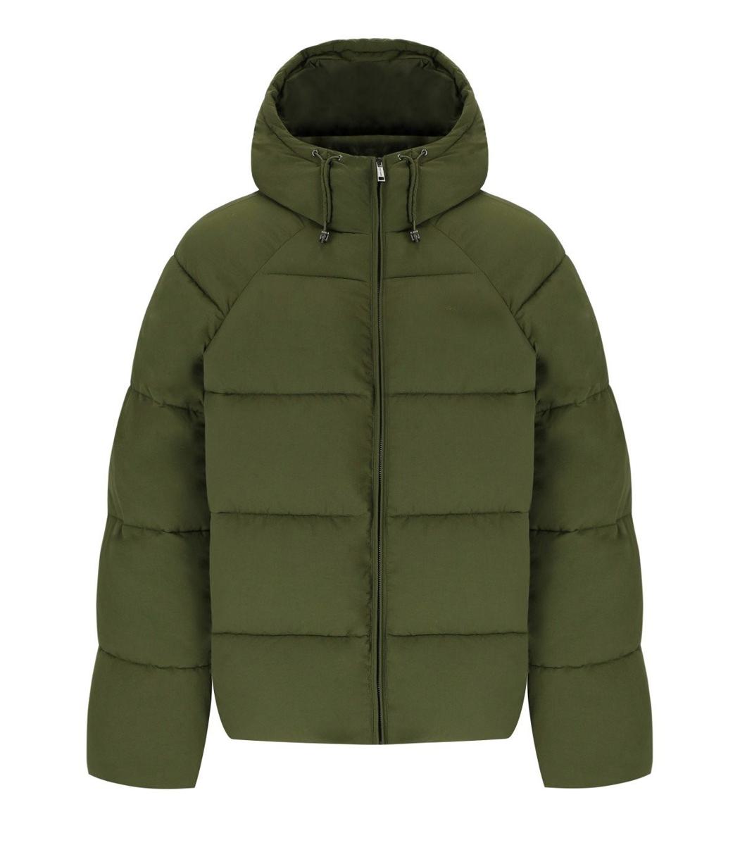 Daily Paper Relaxed Green Hooded Padded Jacket