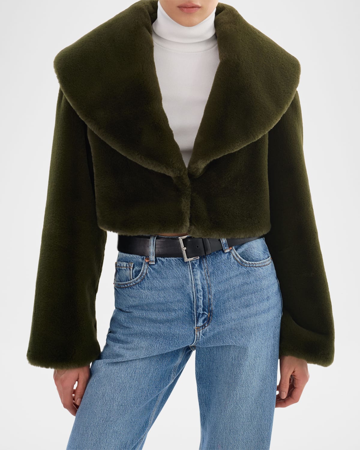 Danika Faux Fur Cropped Coat