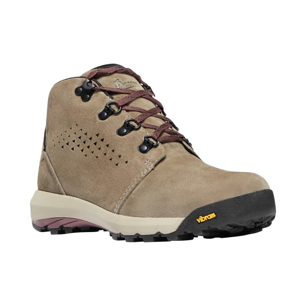 Danner Inquire Chukka Suede Waterproof Hiking Boots for Ladies - Gray/Plum - 8.5M