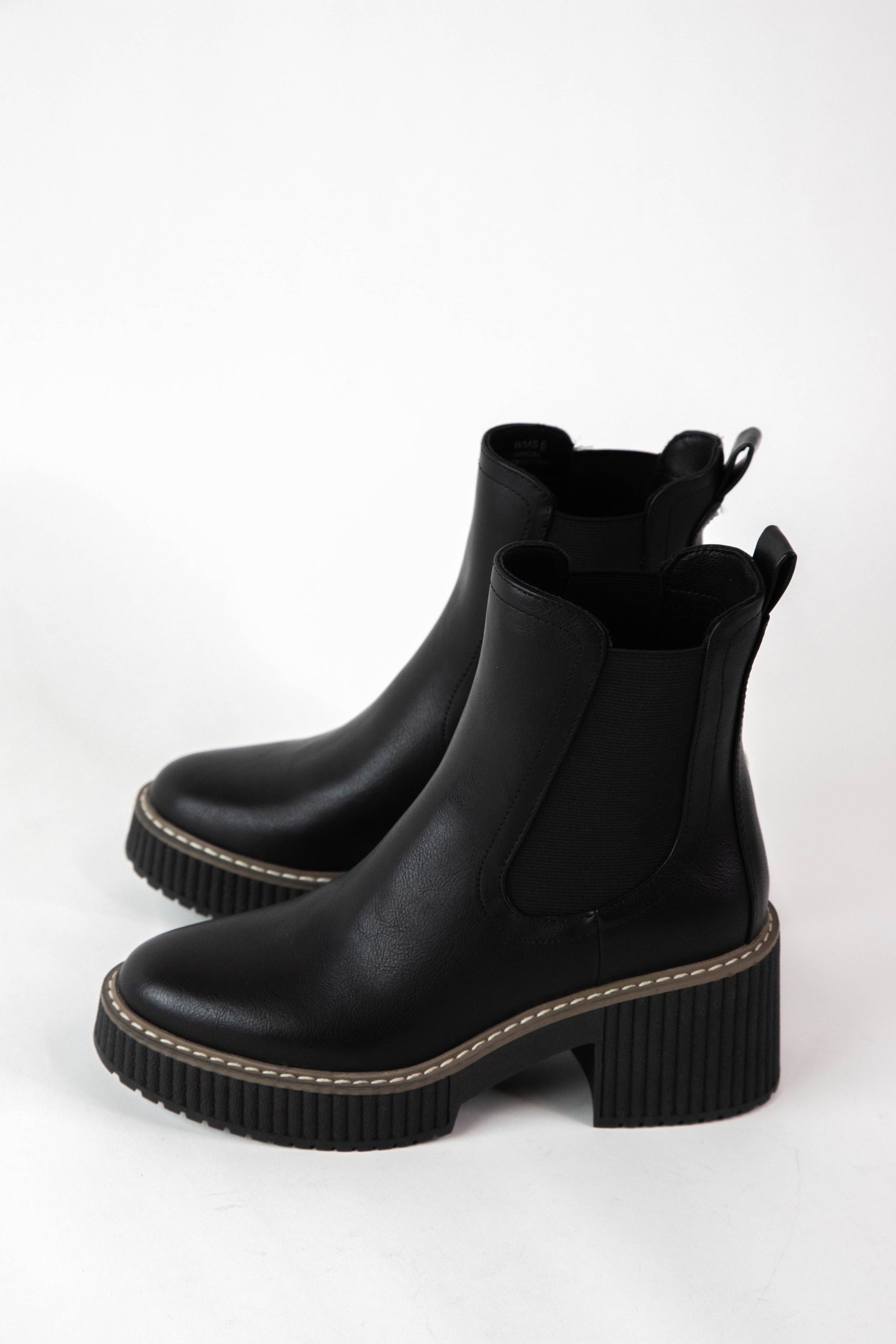 Darcel Platform Chelsea Boot Black | DV by Dolce Vita