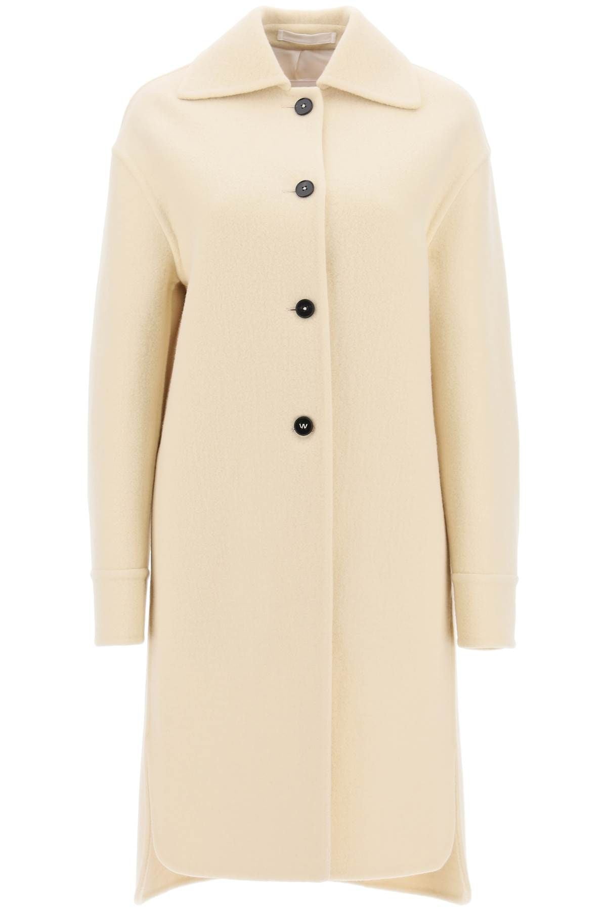 Deconstructed Coat In Virgin Wool