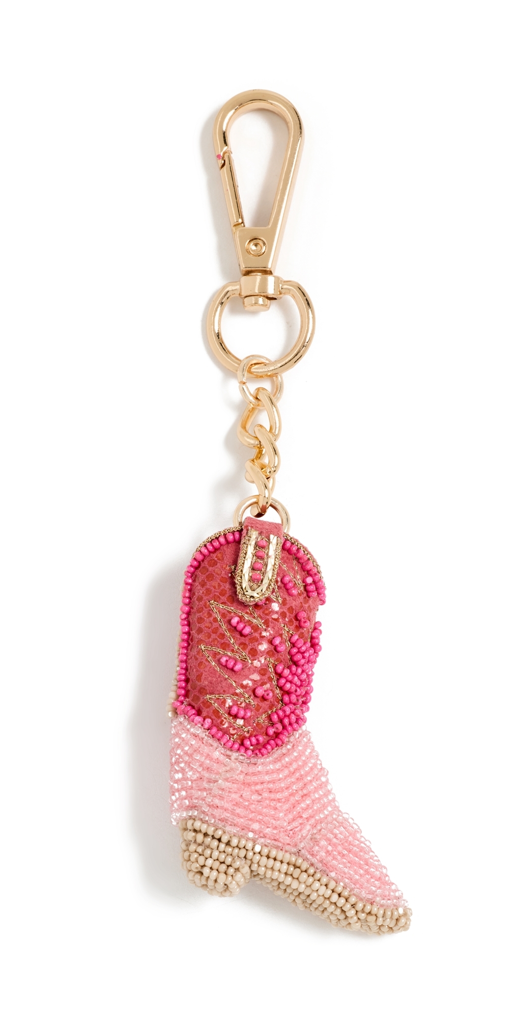 Deepa Gurnani Deepa by Deepa Gurnani Cowboy Boot Bag Charm Pink One Size