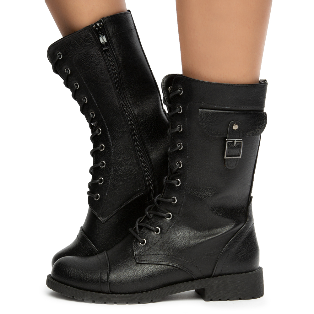 Delta-01 Combat Boots Black