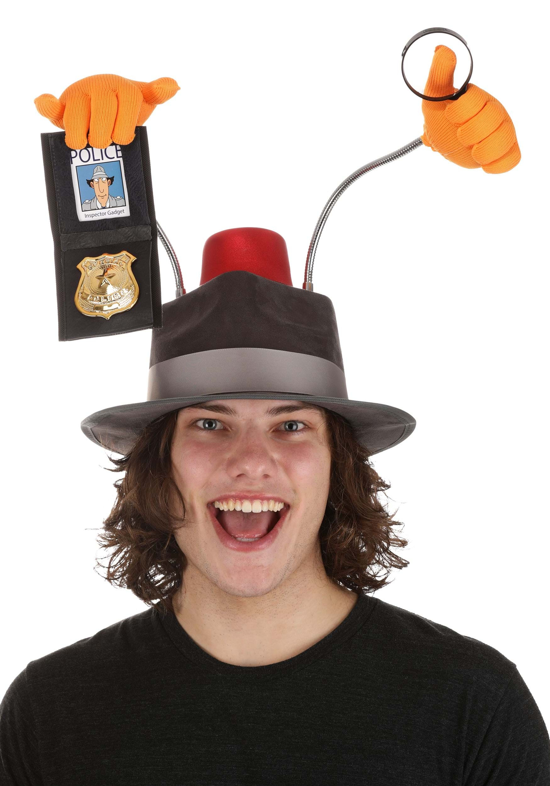 Deluxe Inspector Gadget Adult Fancy Dress Costume Hat | Fancy Dress Costume Accessories