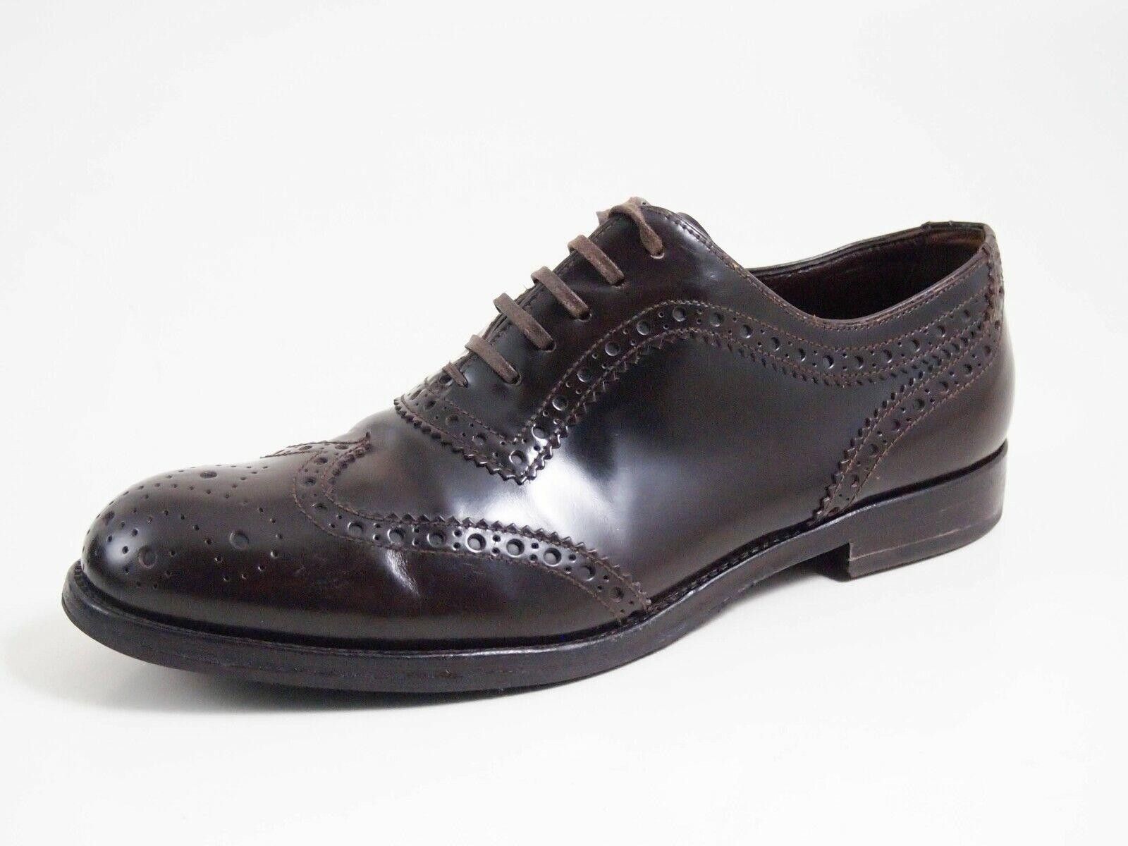 Designer Dolce Gabbana Brogues Brown Leather Size Eu 37.5 Us 7.5 $680 Shoes, Women's