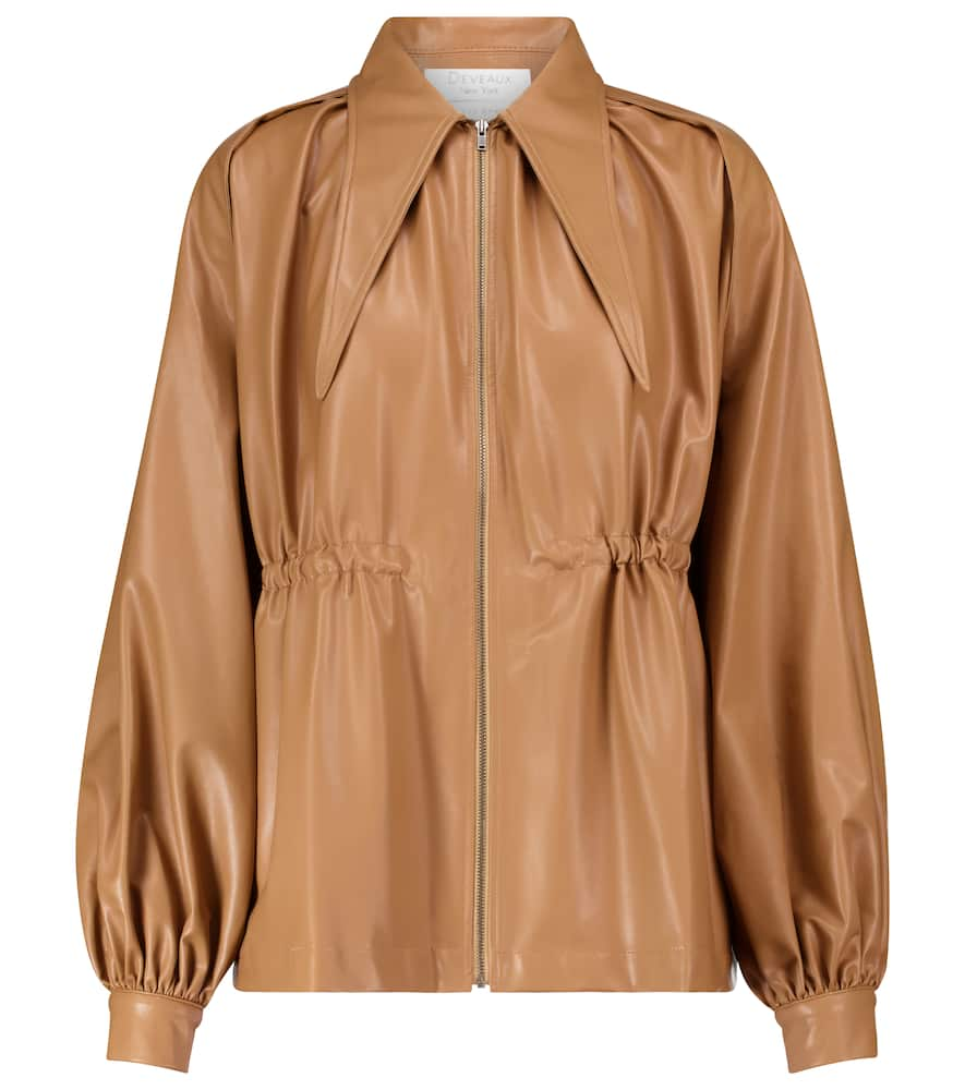 Deveaux New York Ari faux leather jacket