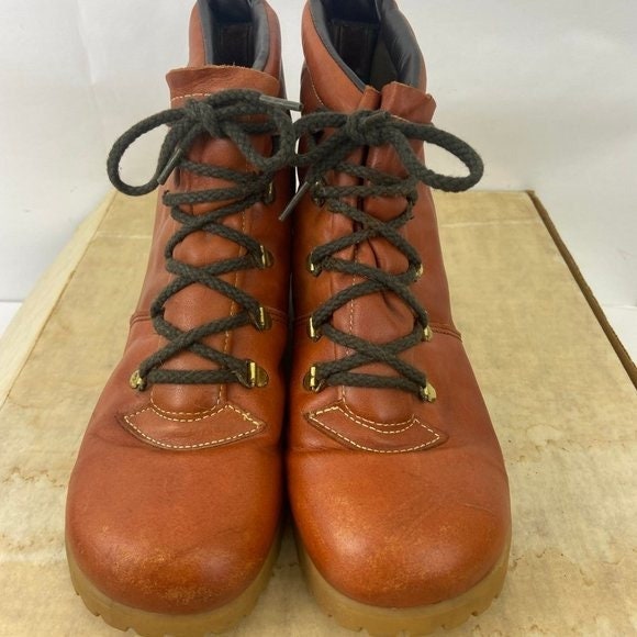 Dexter Aspen Wedge Snow Boots Size 10 Vintage 1970S With Box