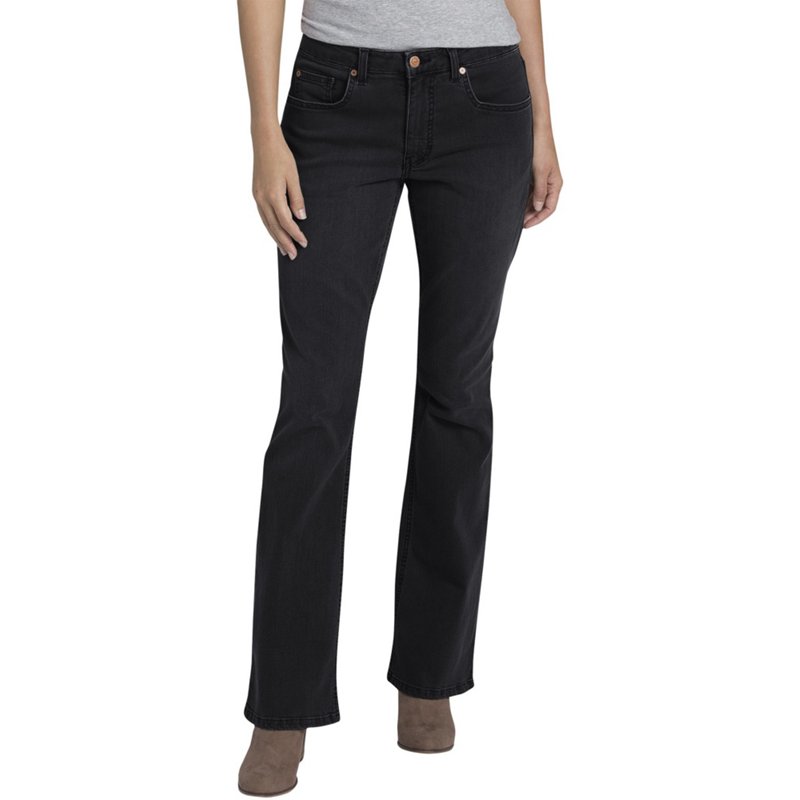 Dickies Women's Perfect Shape Bootcut Stretch Denim Jeans Black, 2 - Ms Casual Pants at Academy Sports