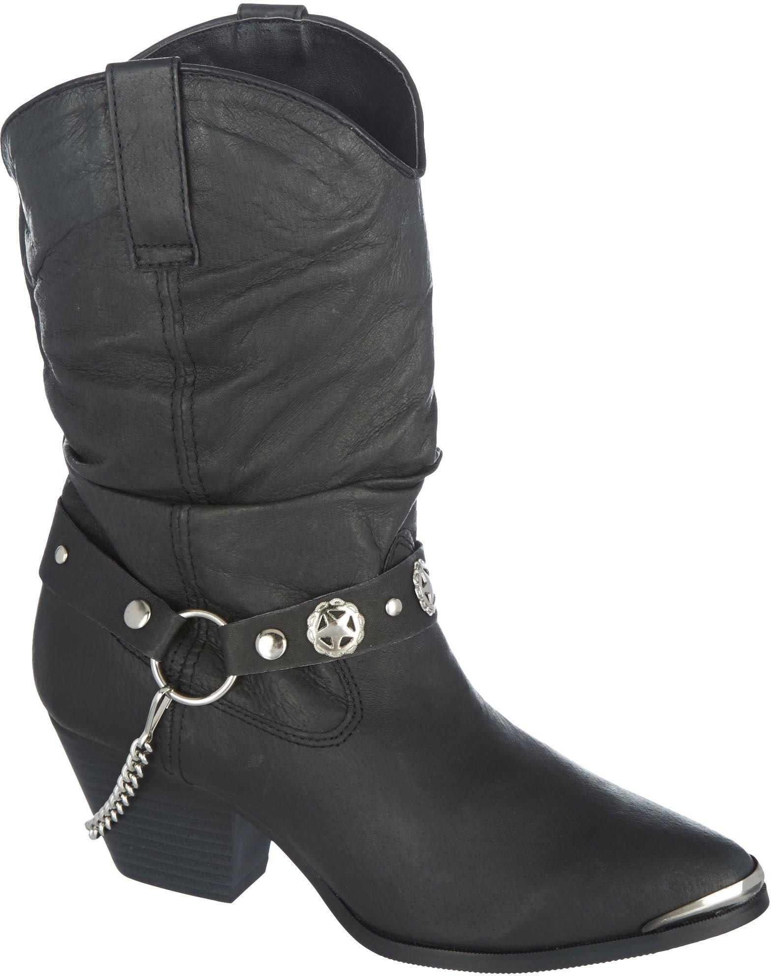 Dingo Womens Olivia Slouch Cowboy Boots