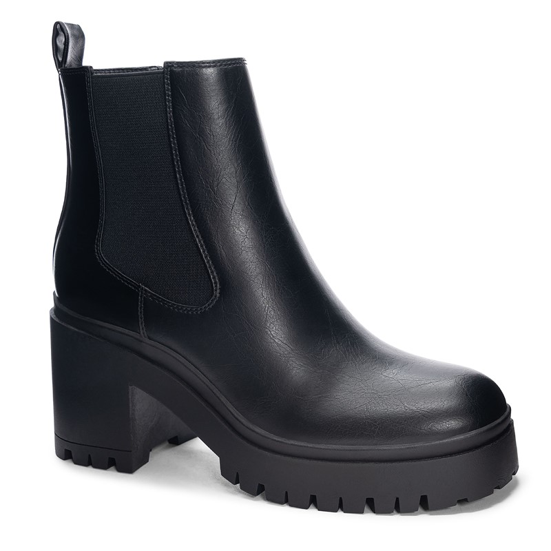 Dirty Laundry Women's Origin Platform Chelsea Boots (Black) - Size 10.0 M