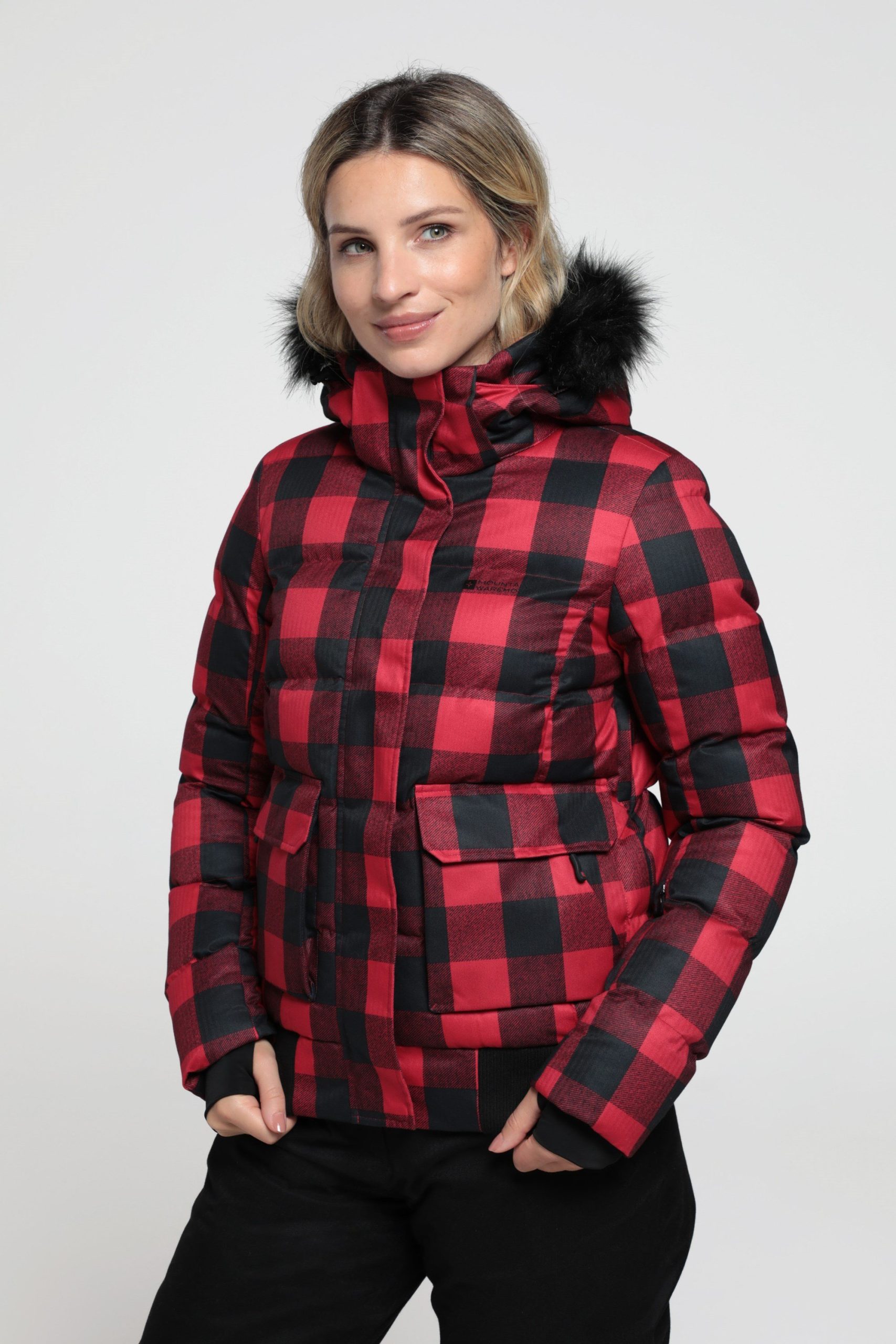 Distance Womens Ski Jacket - Red