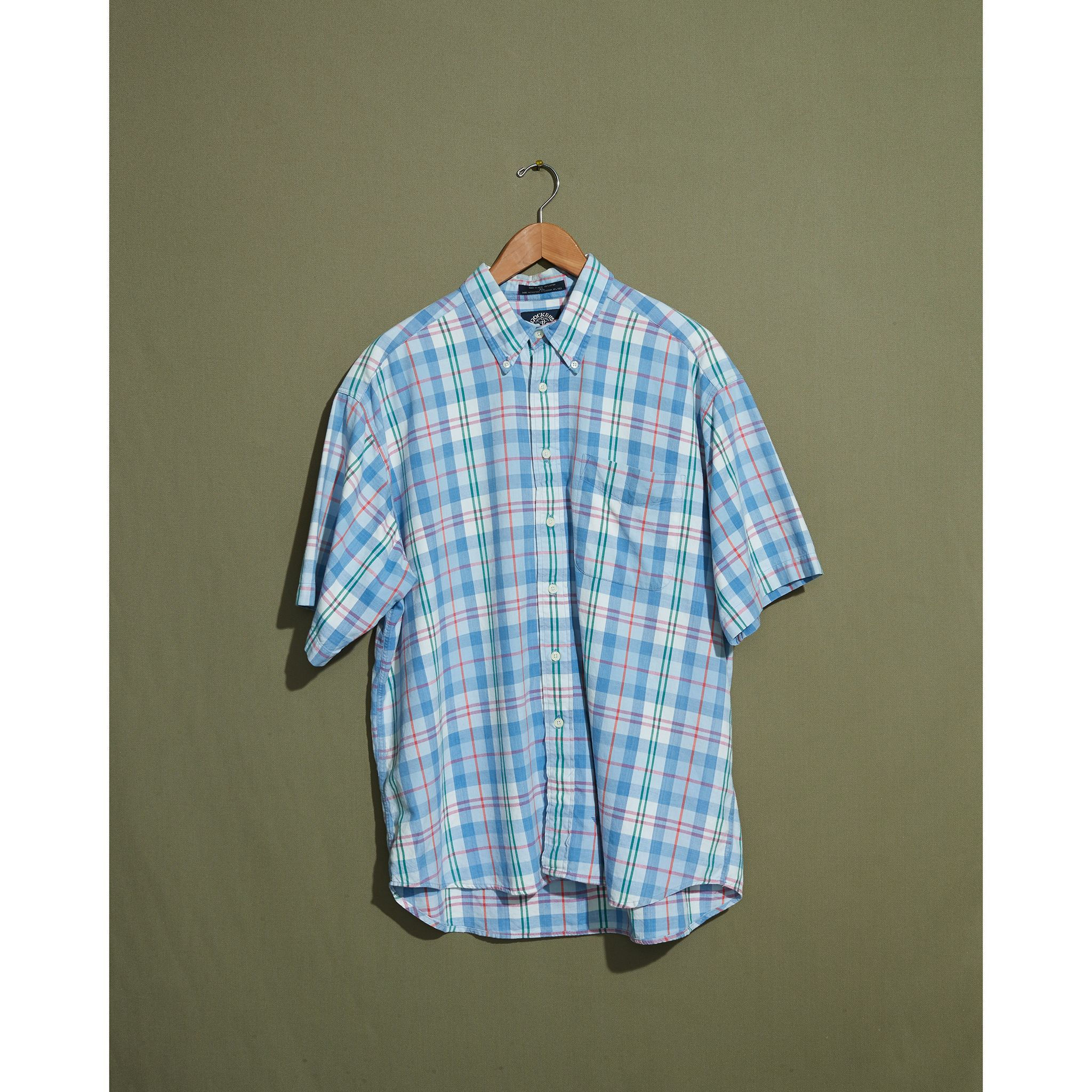 Dockers Blue & Pink Madras Shirt - Xl XL