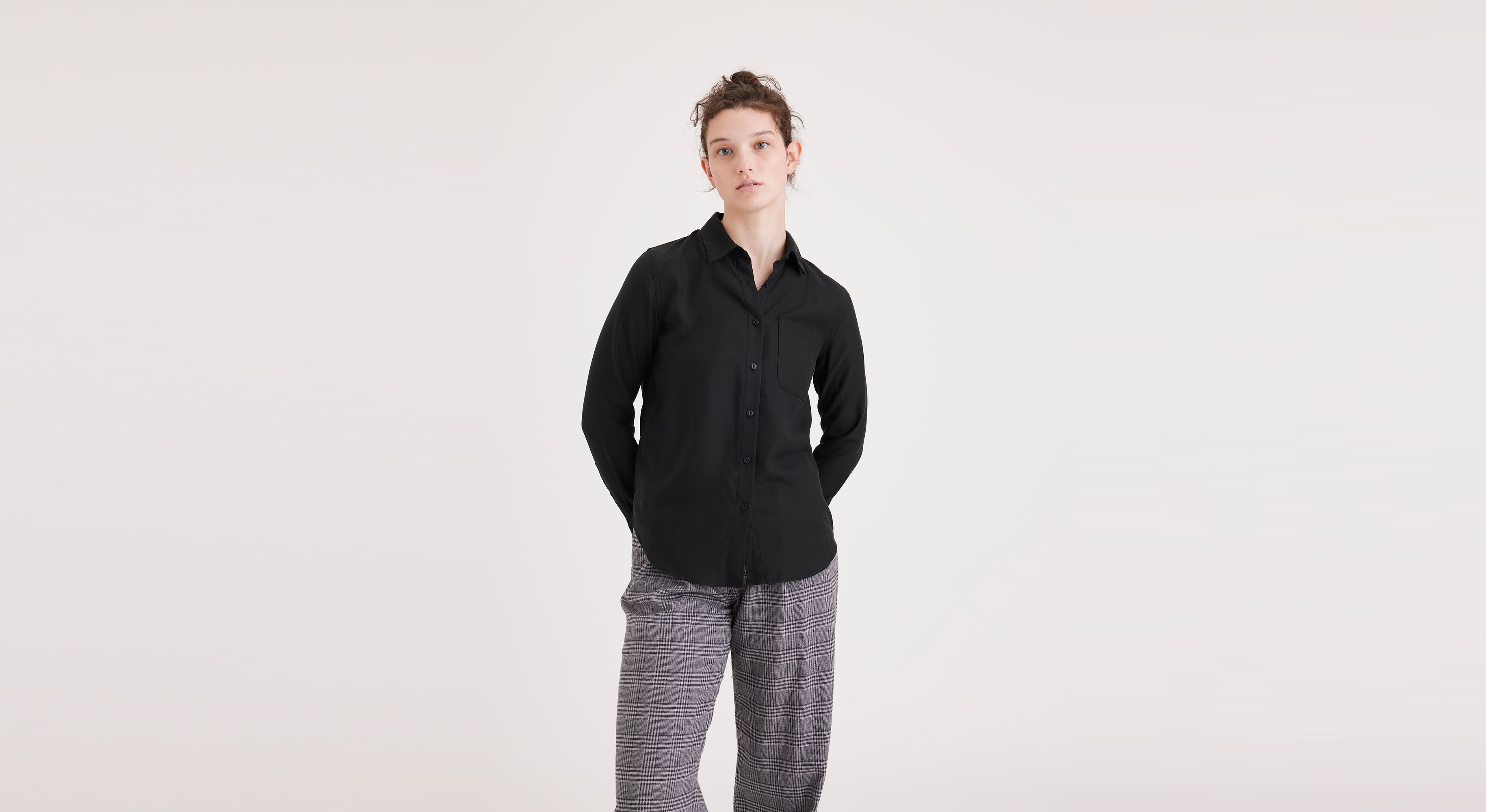 Dockers Original Shirt - Regular Fit - Women's - Black L