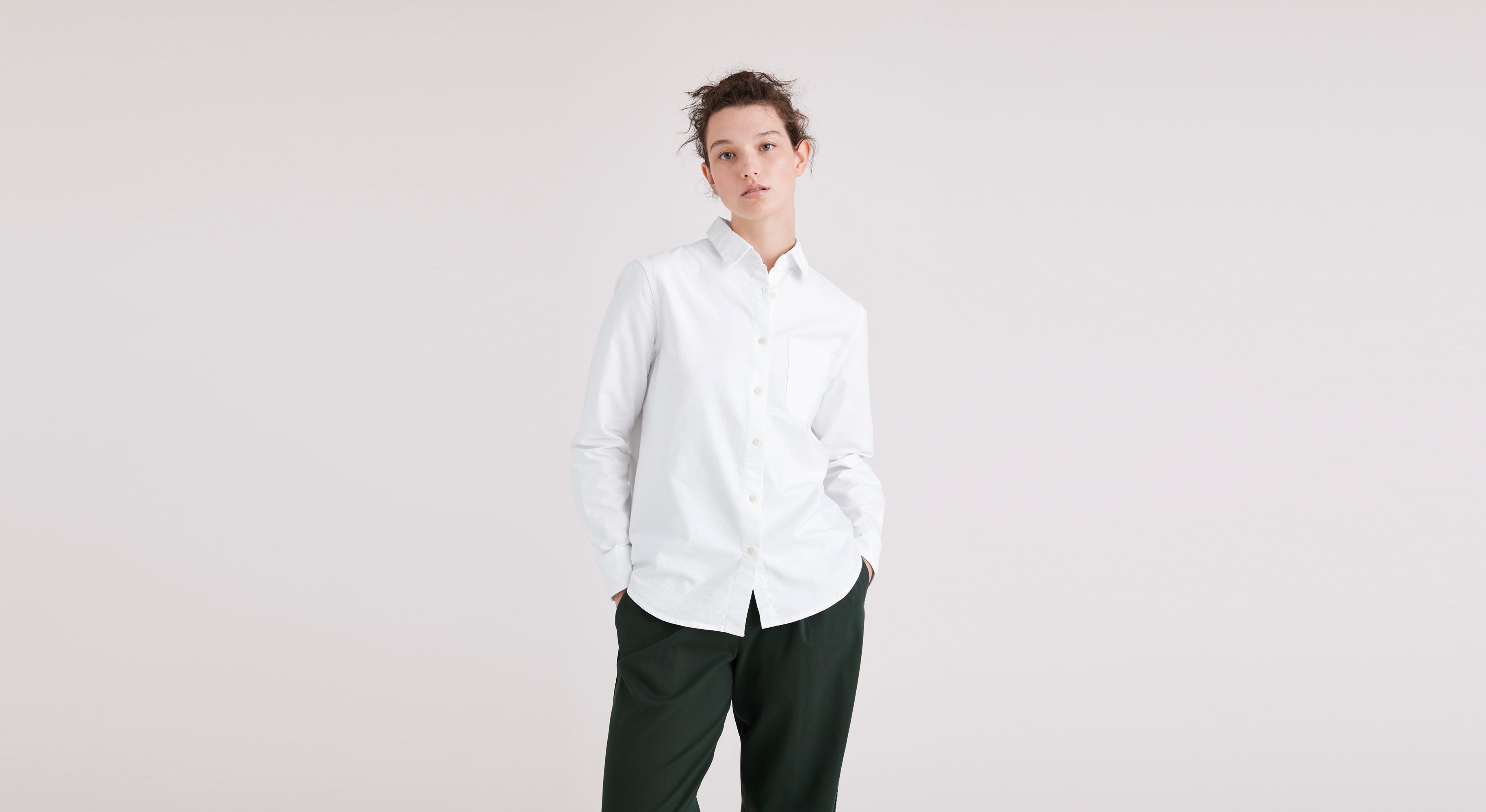 Dockers Original Shirt - Regular Fit - Women's - White L