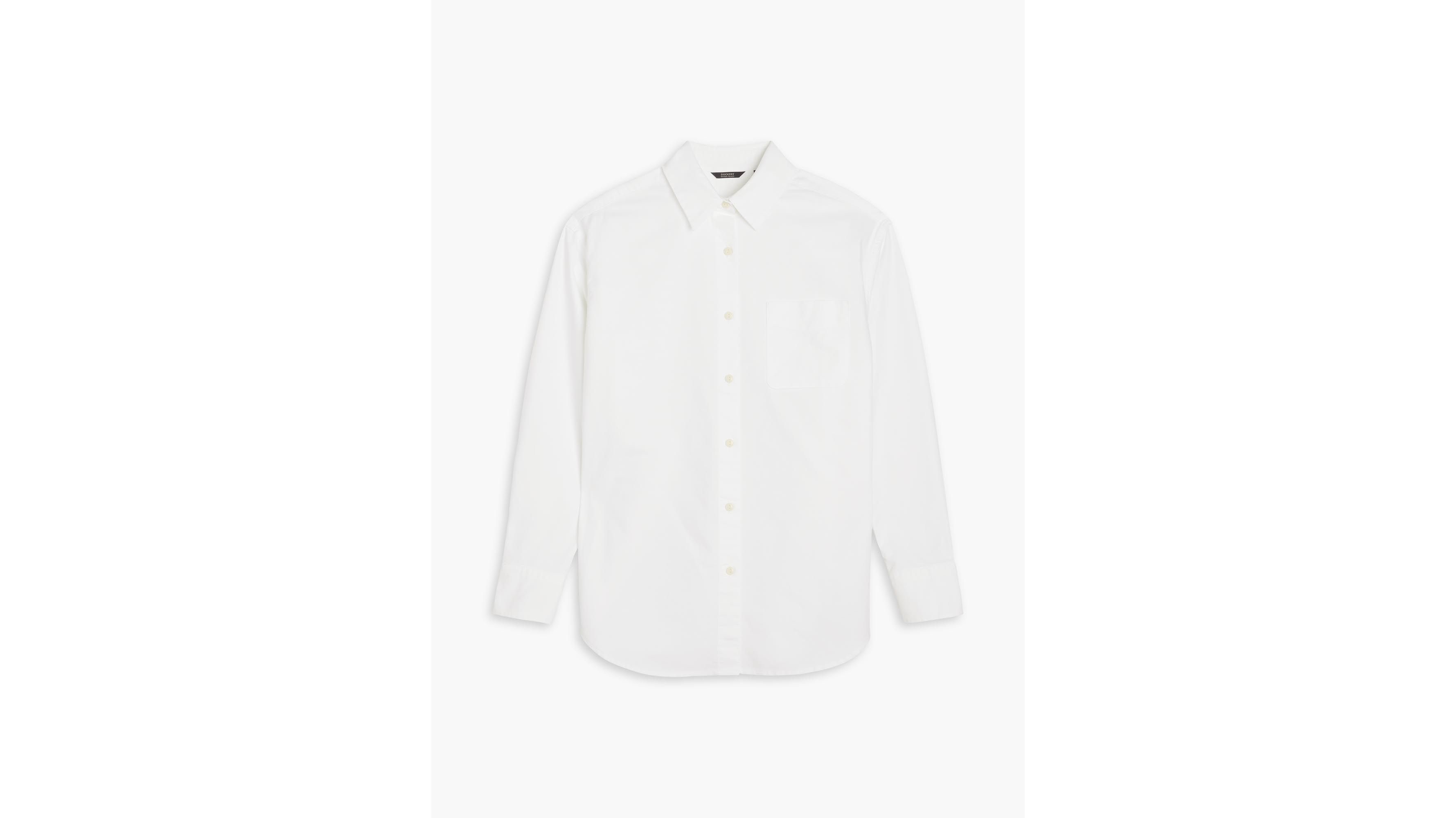 Dockers Original Shirt - Relaxed Fit - Women's - White L