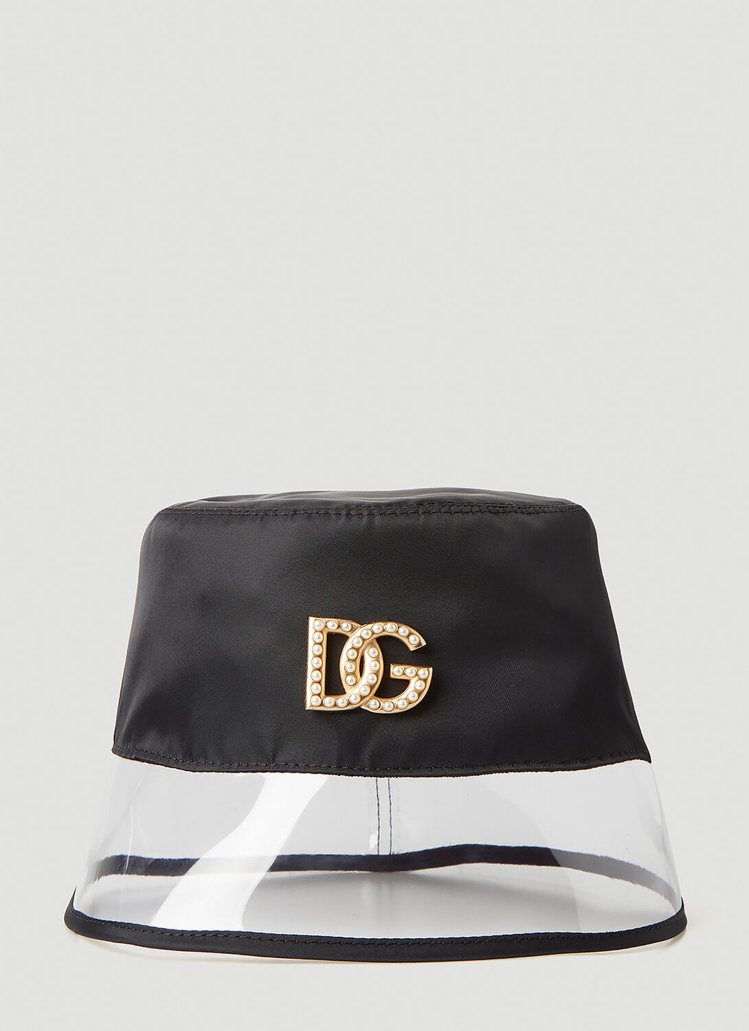 Dolce & Gabbana Embellished Logo Bucket Hat - Woman Hats Black 58