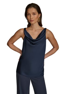 Donna Karan New York Women's Cowl Neck Strappy Camisole, X-Large