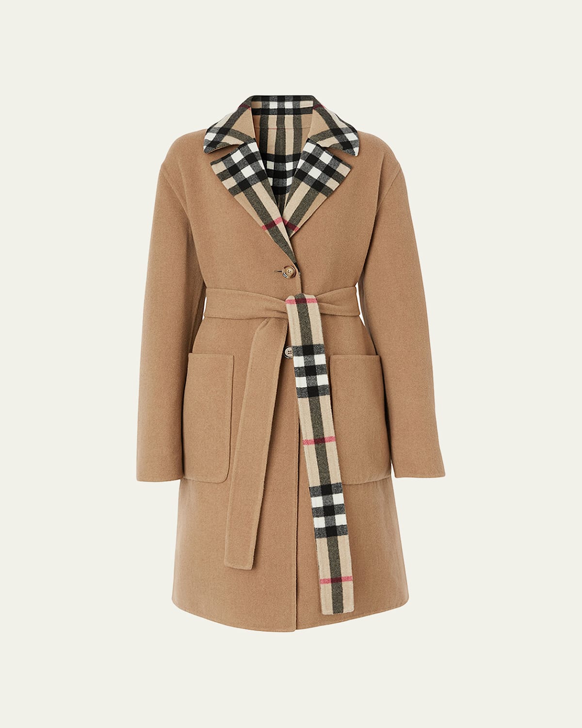 Dorea Belted Reversible Coat