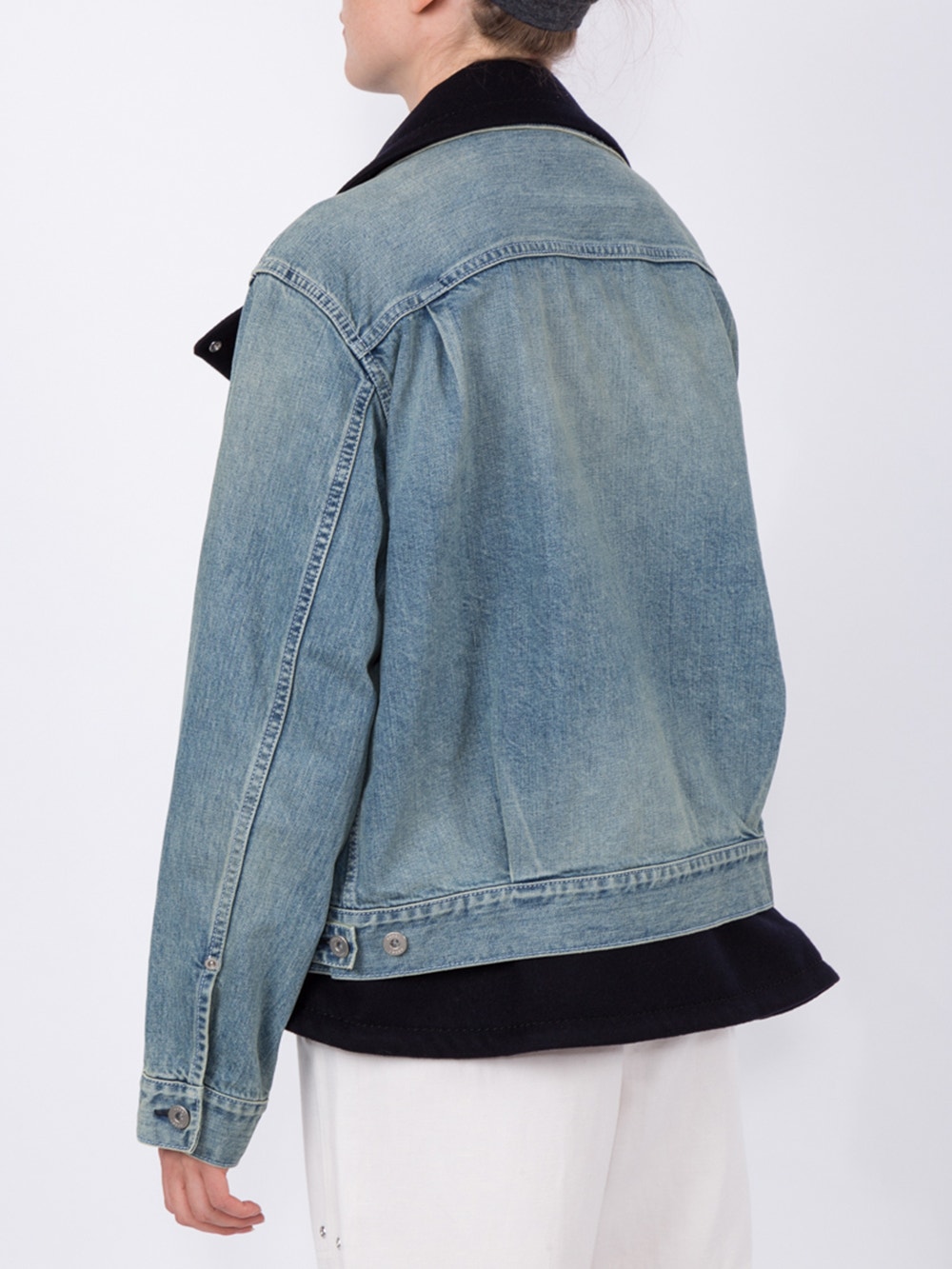 Double Layer Denim Jacket