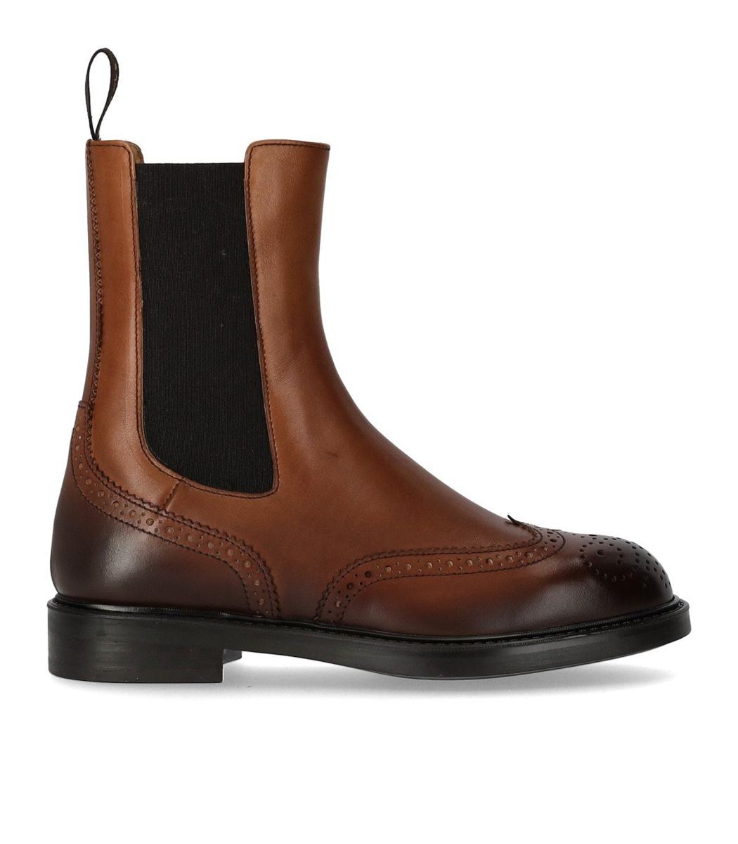 Doucal's Deco' Brown Chelsea Boot