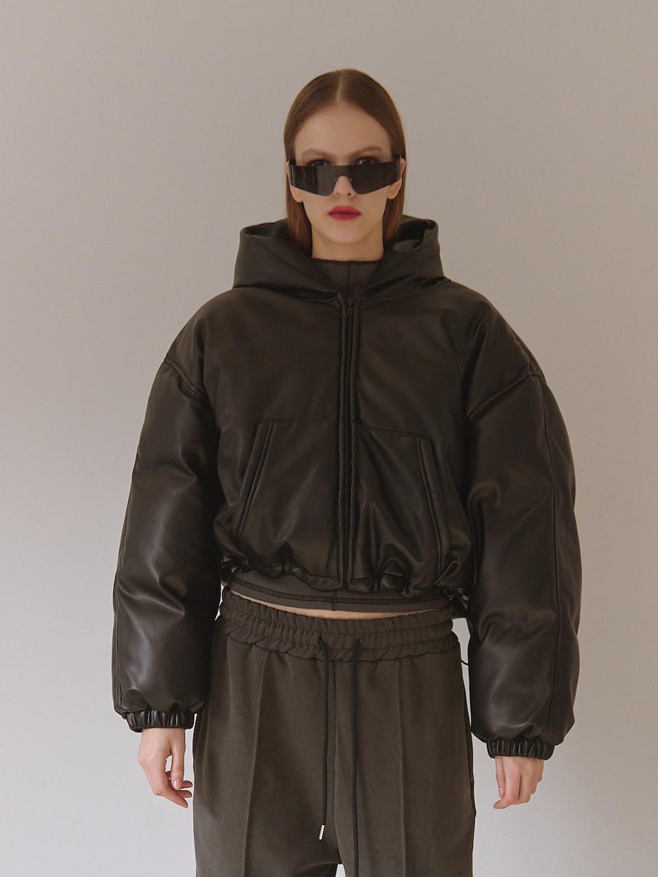 Down Polyester Oversized Puffer Jacket