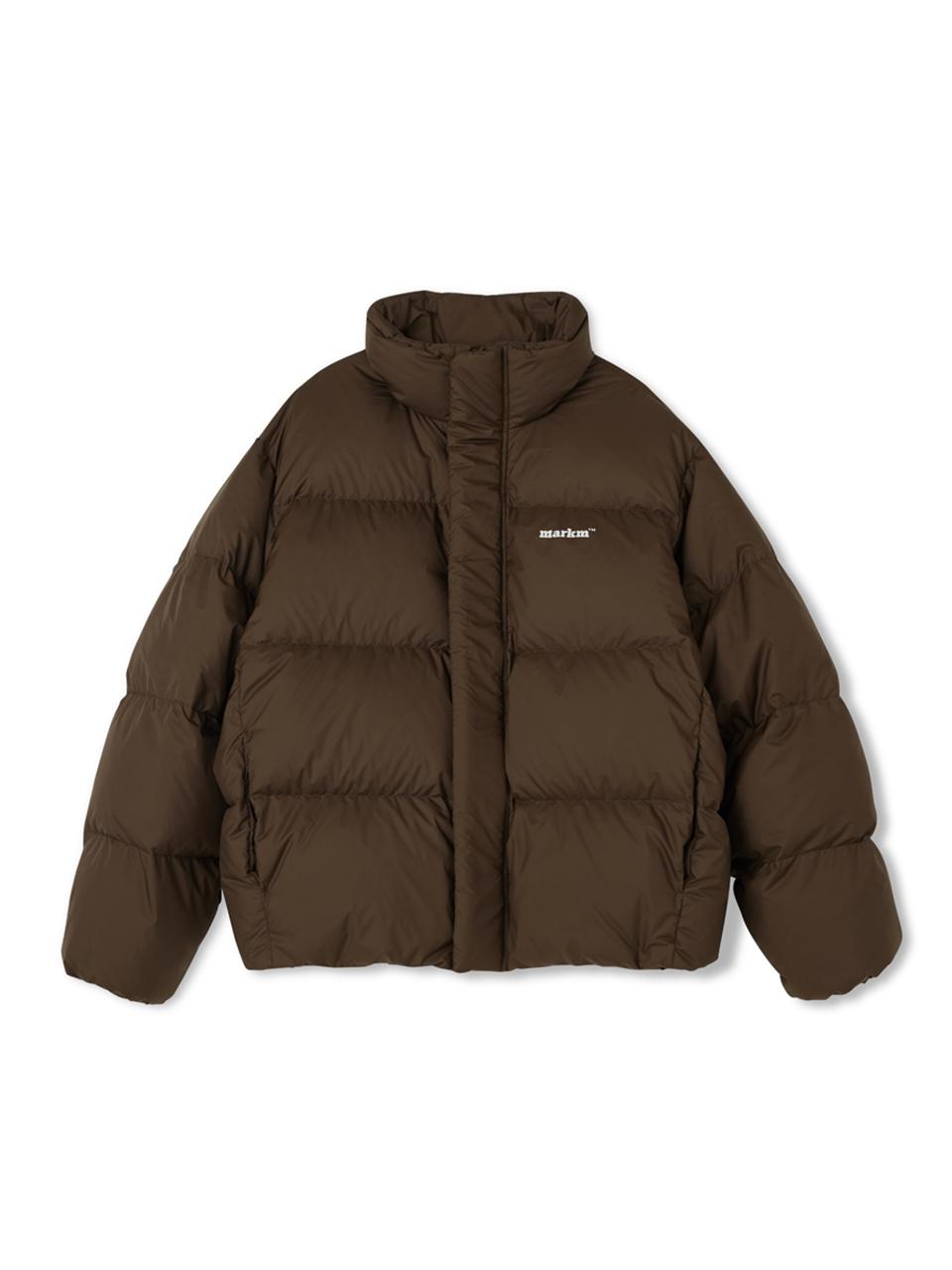 Down Puffer Lightweight Jacket [Brown]