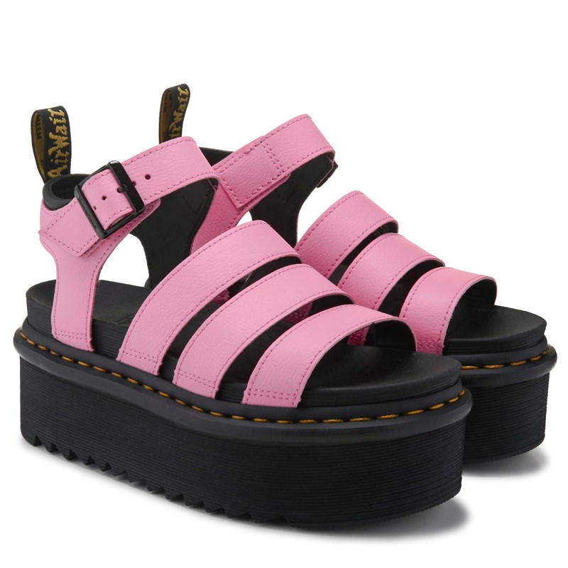 Dr. Martens Women's Blaire Quad Platform Gladiator Sandals (Pink) - Size 11.0 M