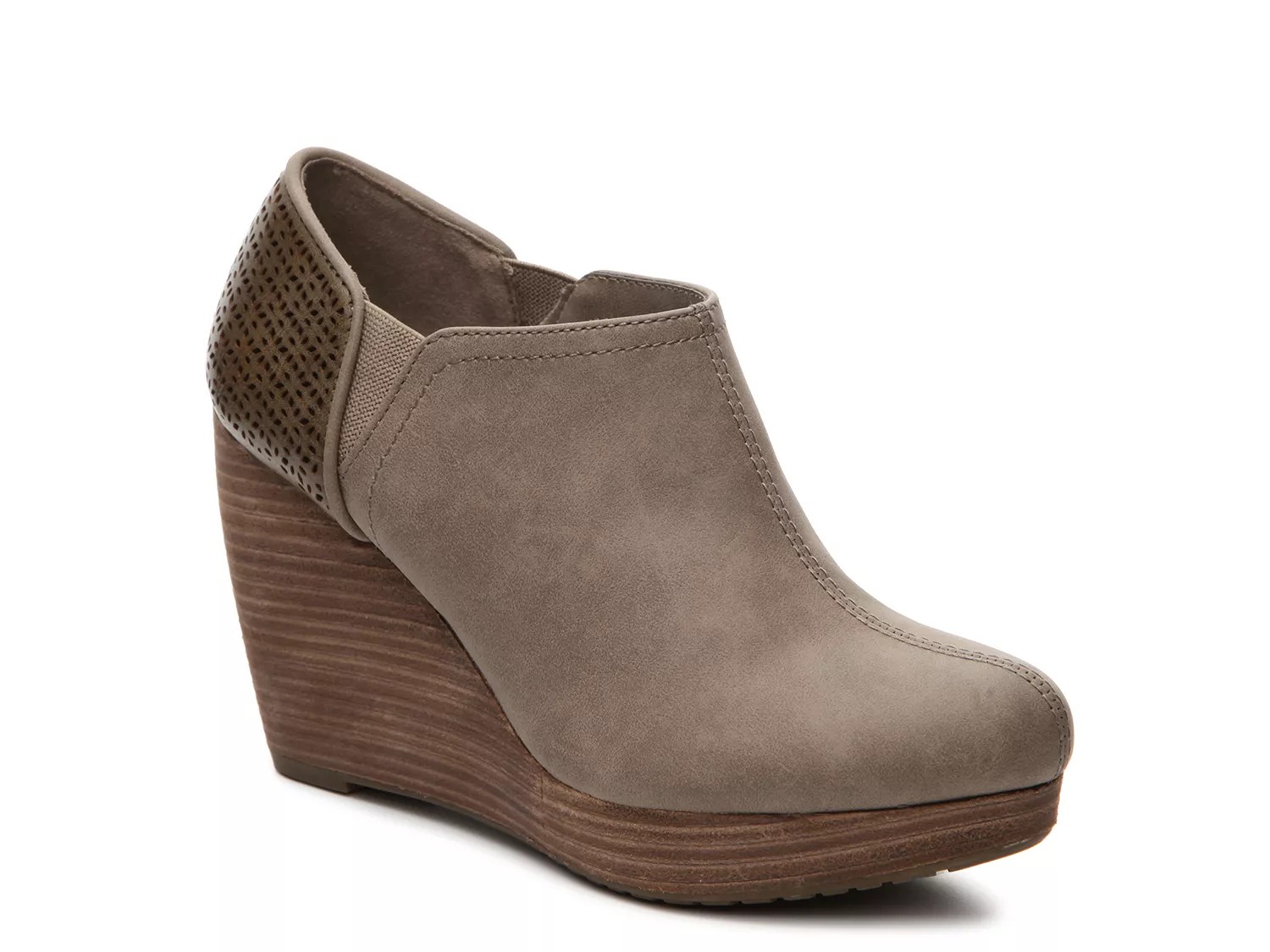 Dr. Scholl's Harlow Wedge Bootie | Women's | Taupe | Size 10 | Boots | Wedge