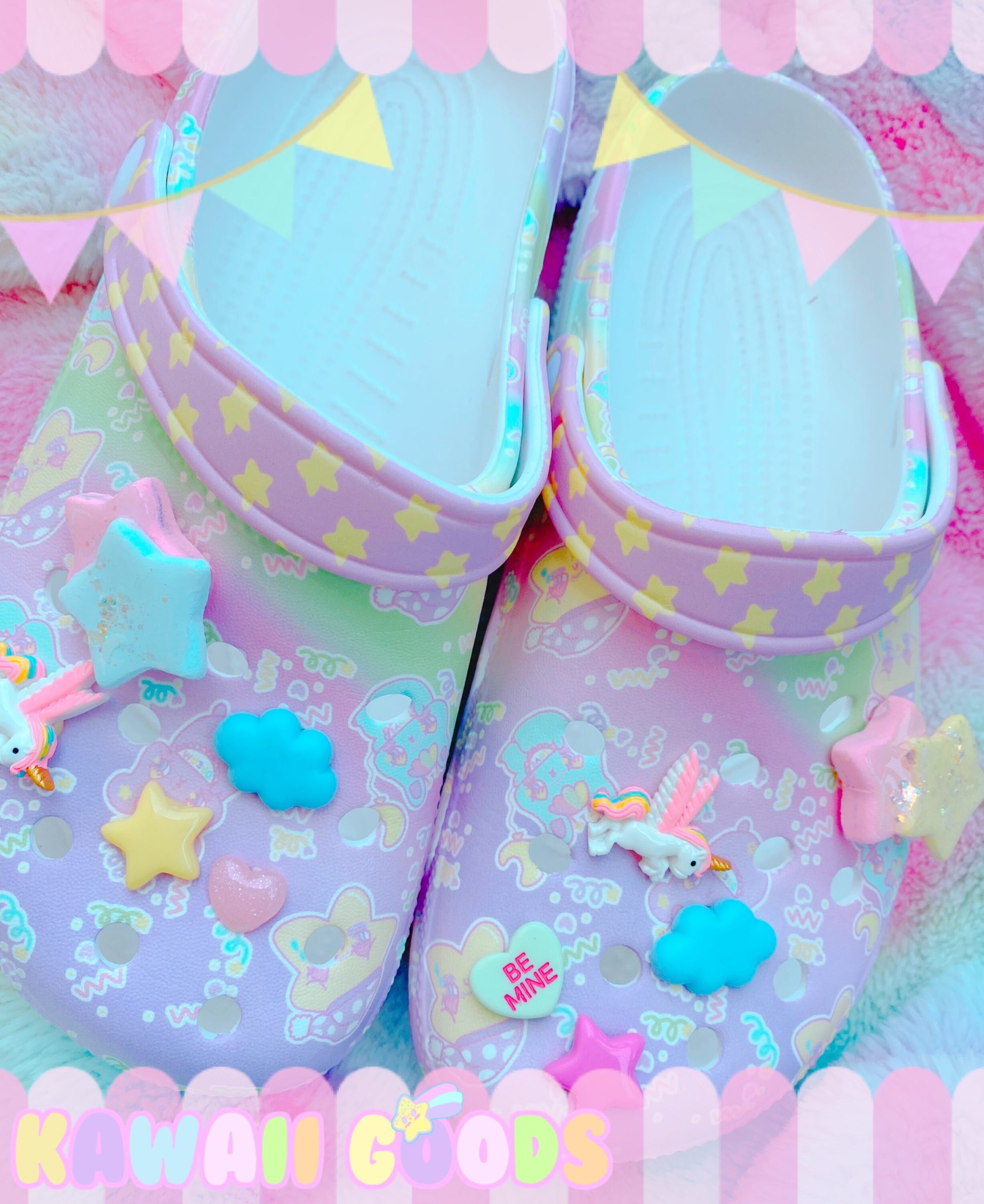 Dreamy Cuties Pastel Clogs | Women Kawaii Clogs, Fairykei Pastel Cute Clogs