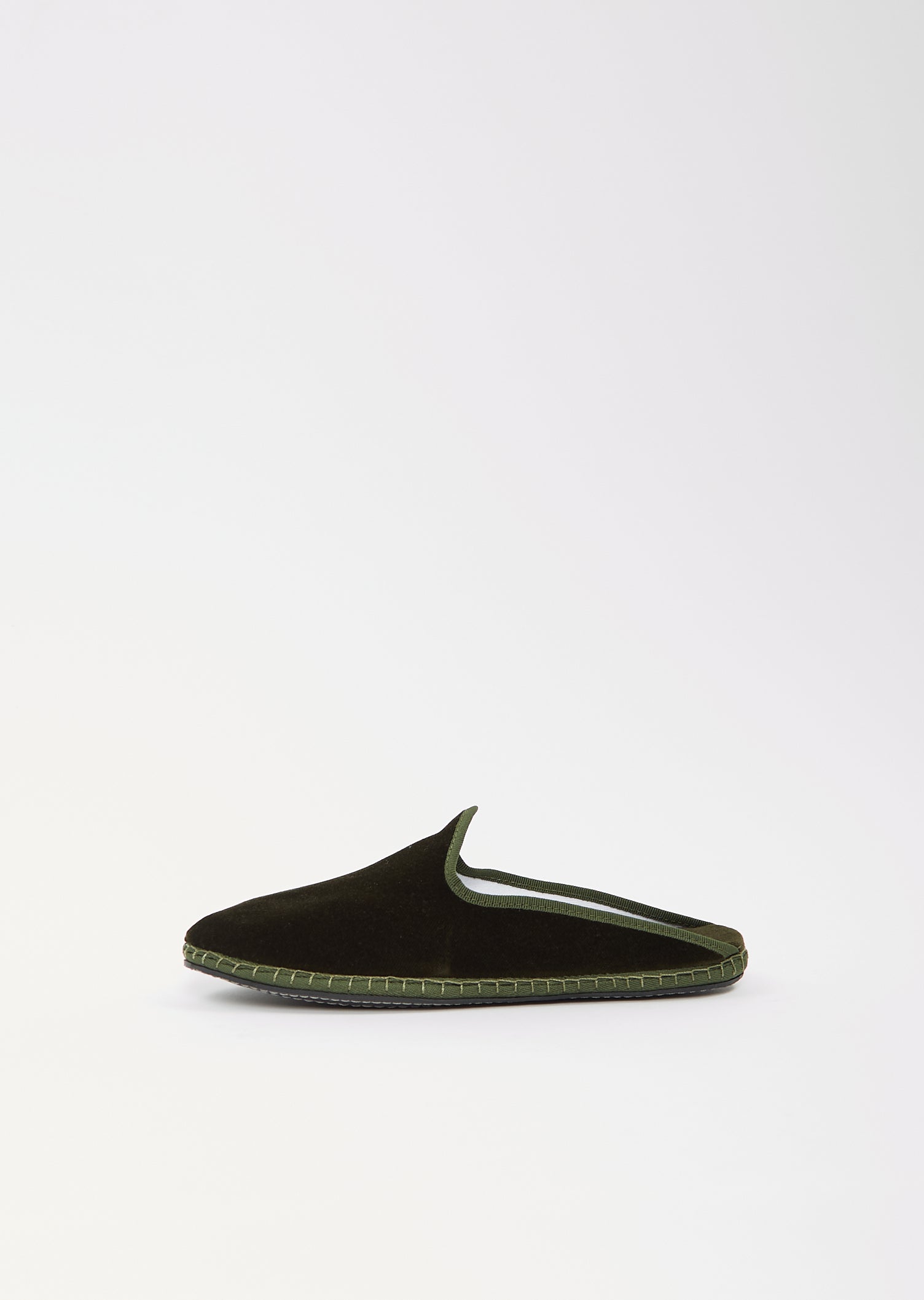 Drogheria Crivellini Mules Pam Velvet Ness ?? Olive Size: 37