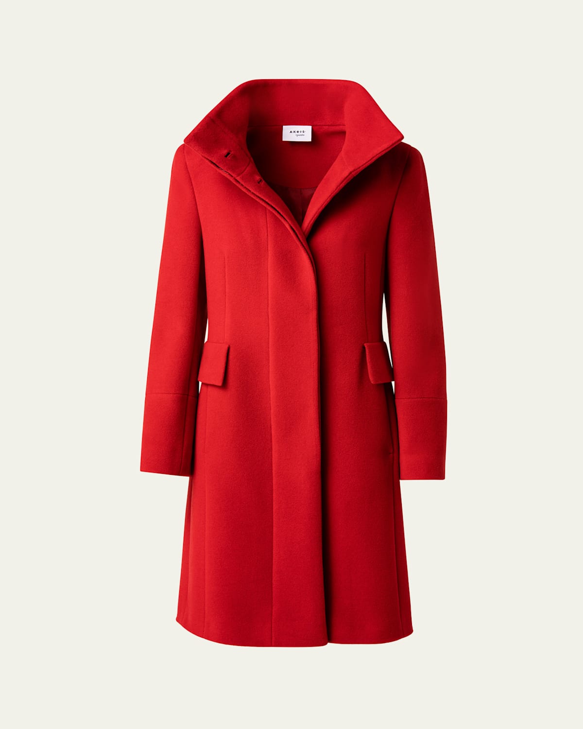 Duffle Knee-Length Wool Coat