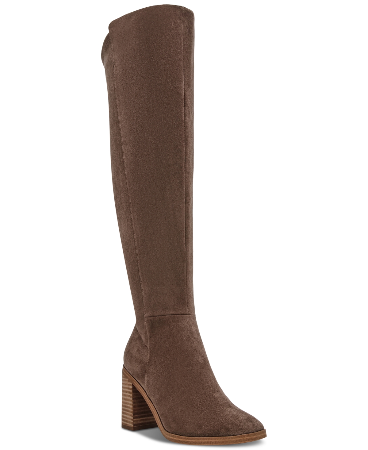 Dv Dolce Vita Women's Finnegan Wide Calf Over-The-Knee Boots - Mushroom Suede