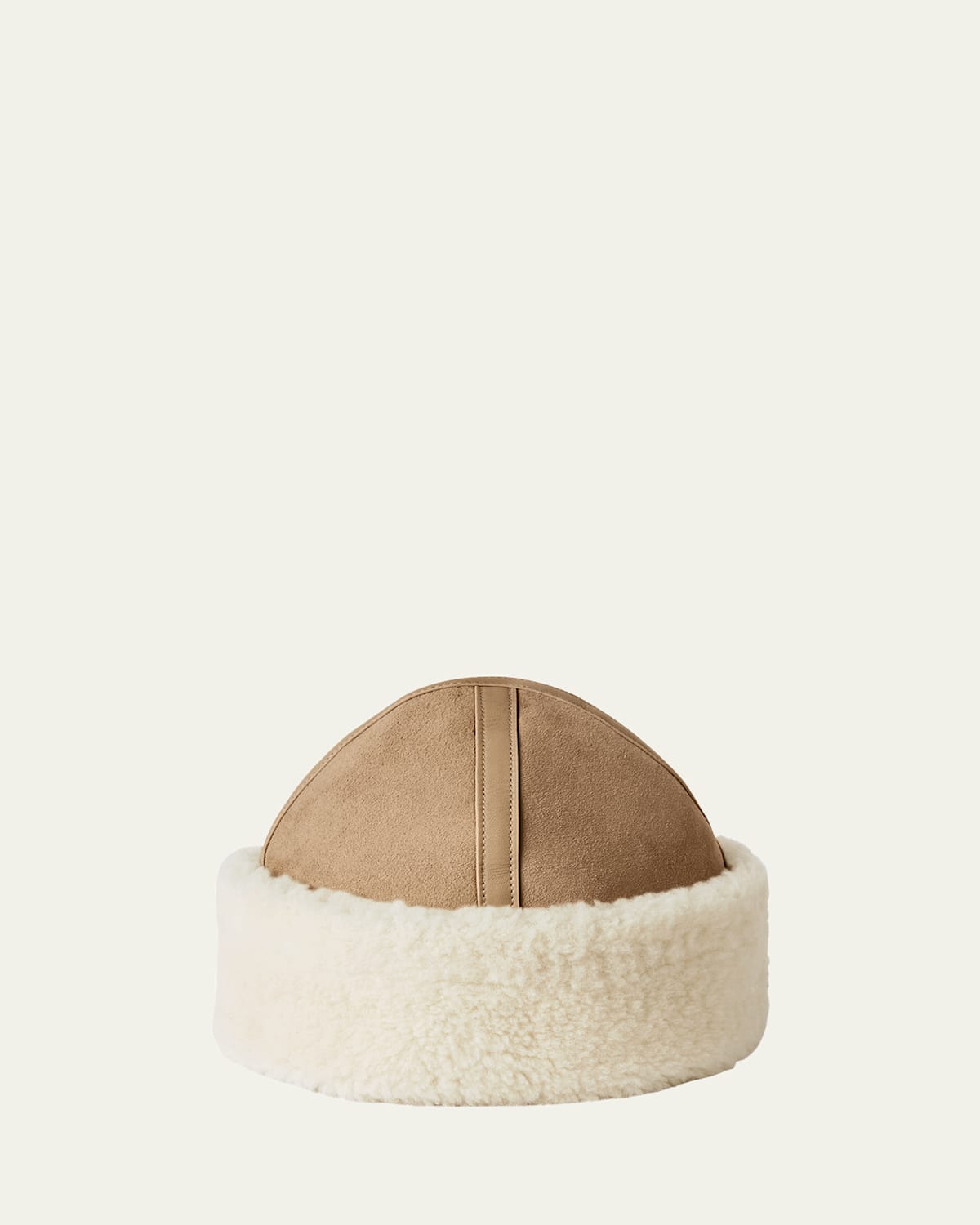 Dyed Shearling Beanie