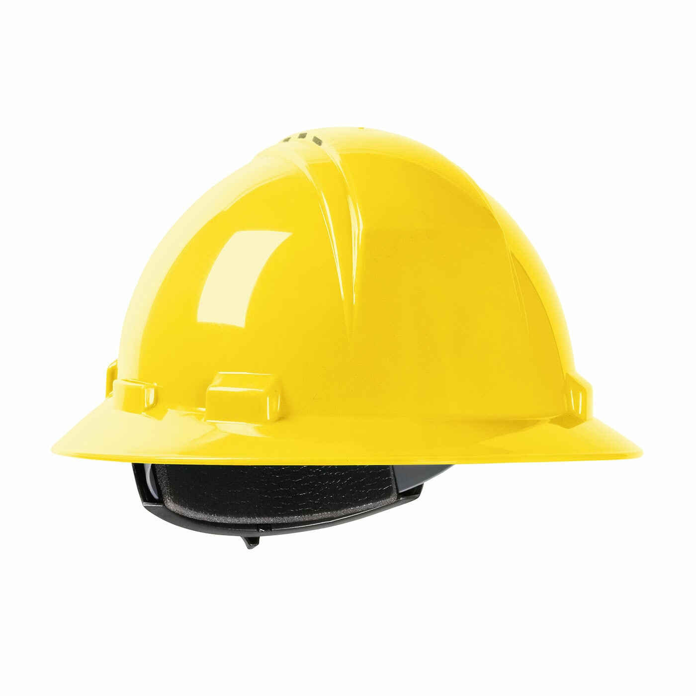 Dynamic Full Brim Quick Adjusting Ratchet Yellow Hard Hat | 280-HP641RV-02