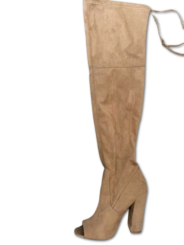 ELLIANA OVER-THE-KNEE BOOTS IN NUDE - SM REBOOTED