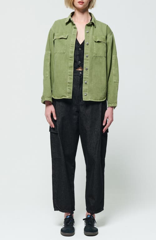 ÉTICA Eaton Utility Shirt Jacket in Avocado at Nordstrom, Size X-Small