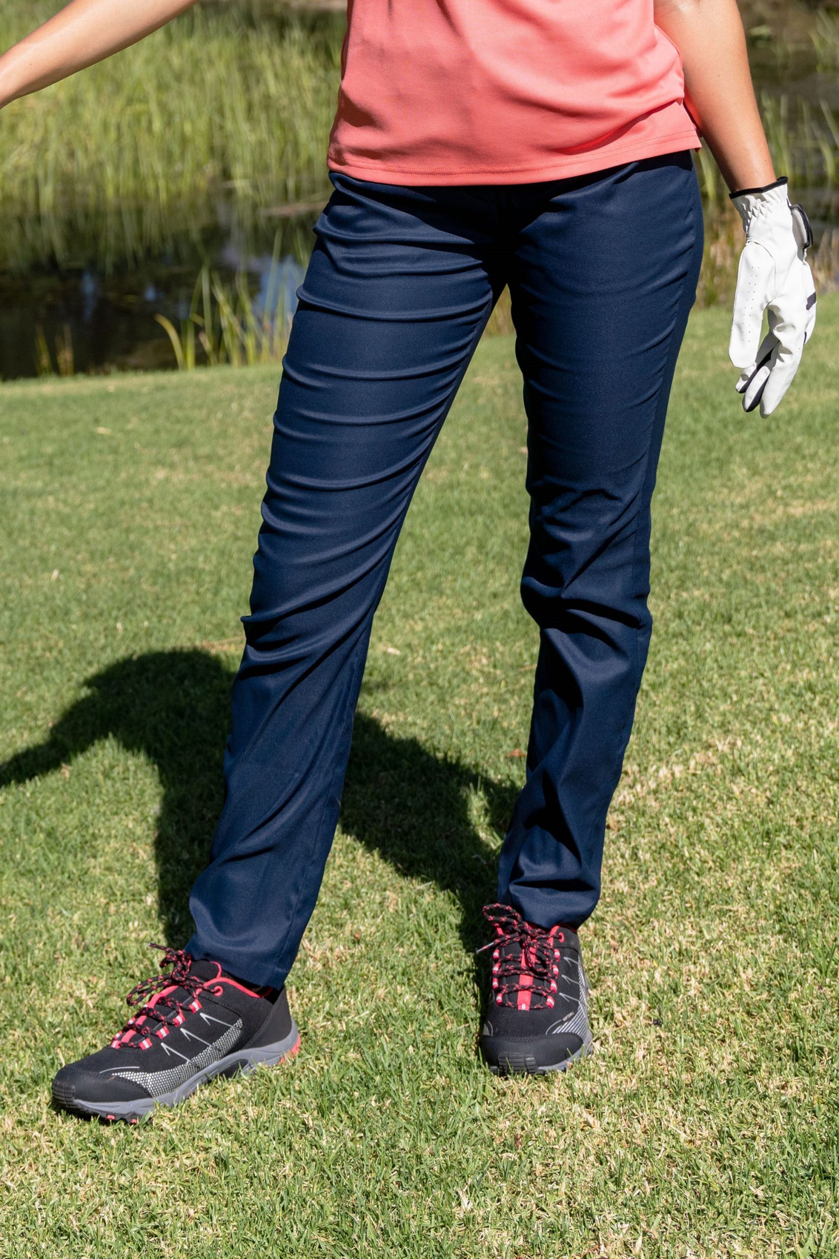 Eagle Tailored Womens Golf Pants - Navy