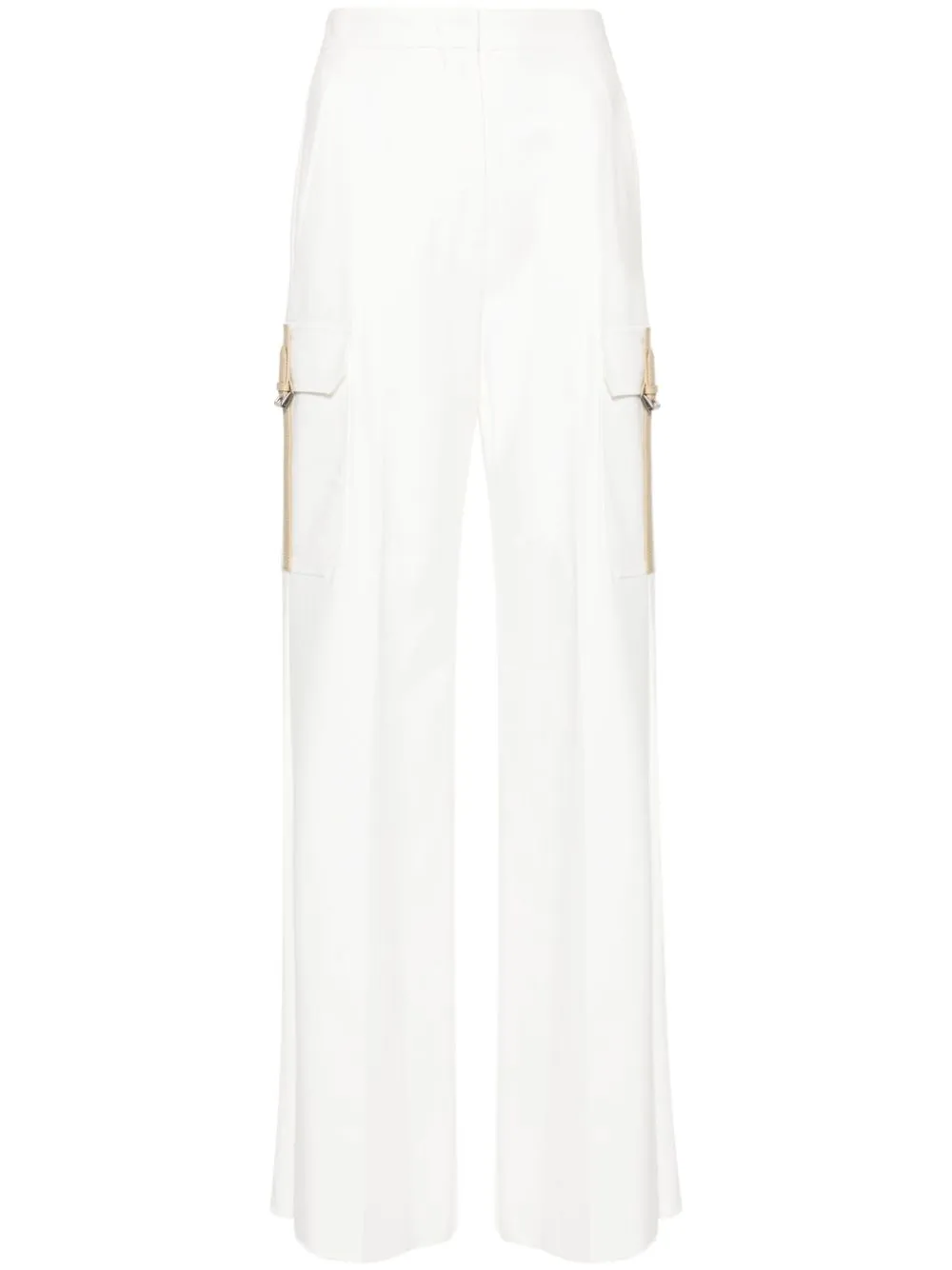 Edda high-waist wide-leg trousers