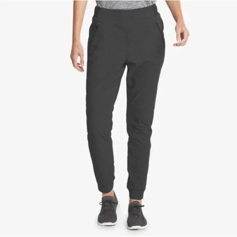 Eddie Bauer | First Ascent, Fleece Lined Joggers |14T (Tall) in Grey, Women's (Size 36)